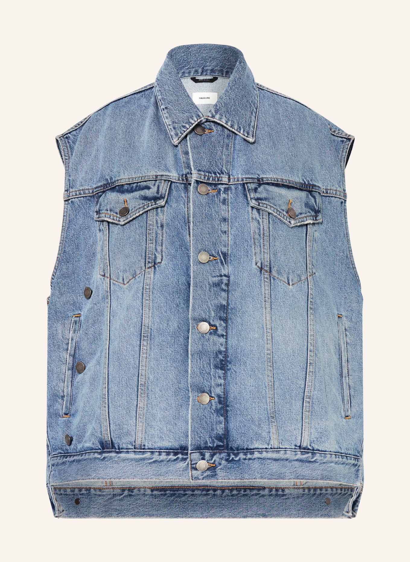 HAIKURE Jeansweste JANETTE: BLAU