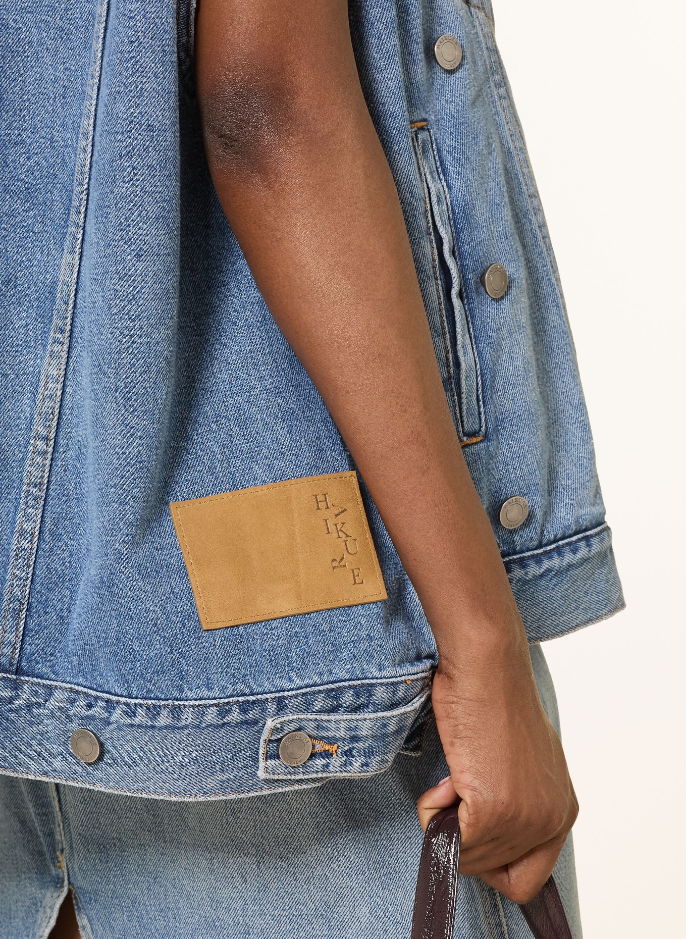 HAIKURE Jeansweste JANETTE: BLAU