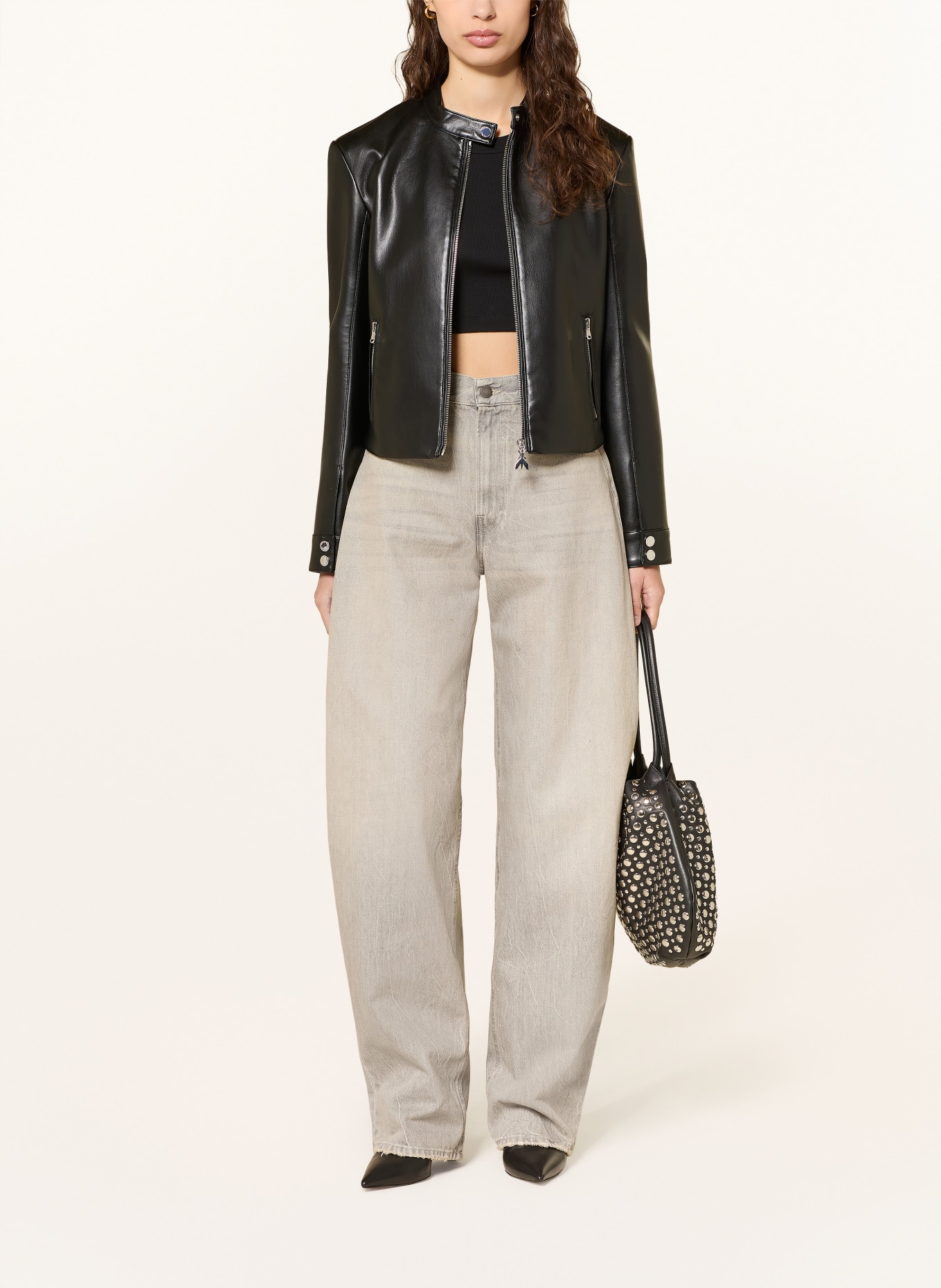 HAIKURE Barrel Jeans BIBI: L0927 PEARL GREY