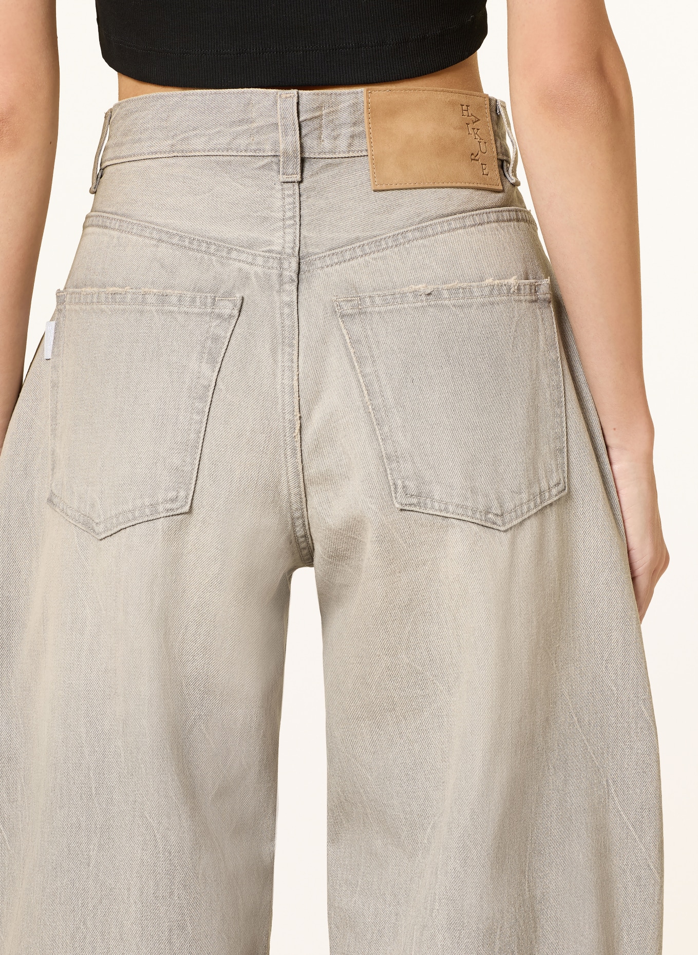 HAIKURE Barrel Jeans BIBI: L0927 PEARL GREY