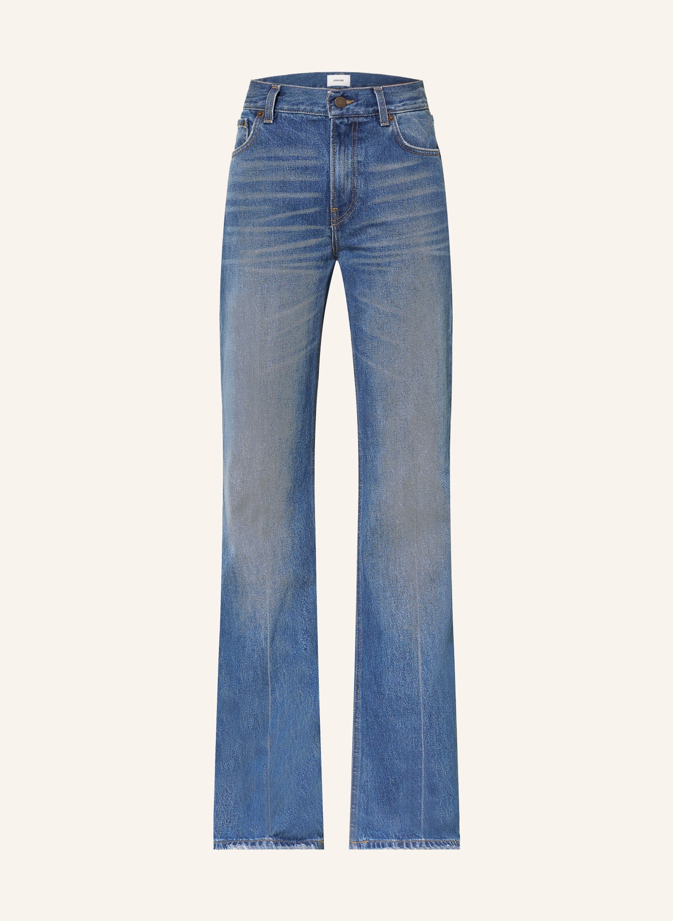 HAIKURE Flared Jeans FLORA: L0911 REAL BLUE