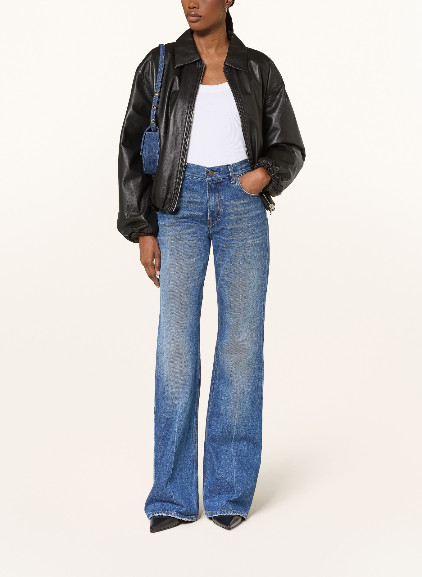 HAIKURE Flared Jeans FLORA: L0911 REAL BLUE