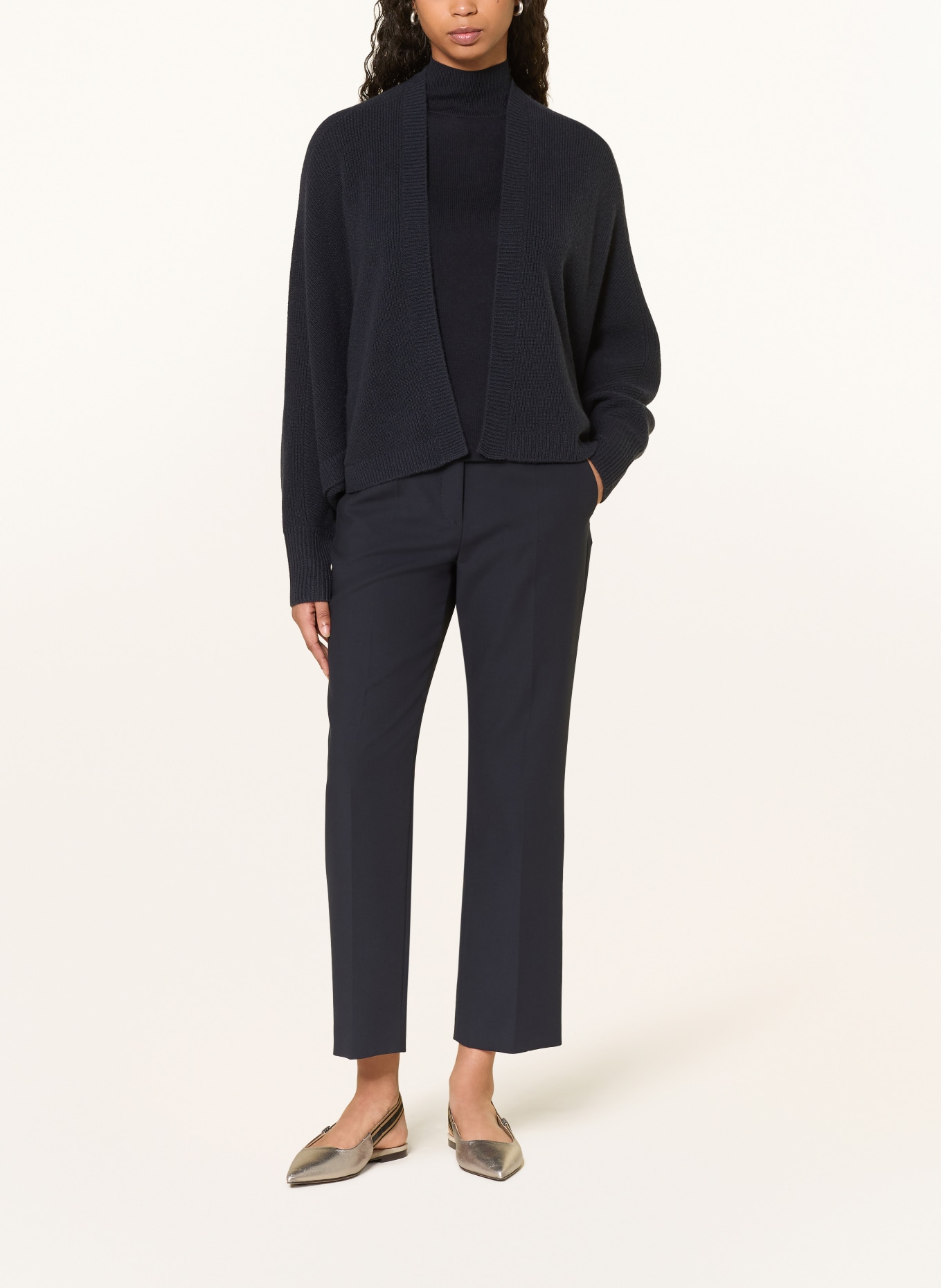 windsor. Knitted cashmere cover: DARK BLUE