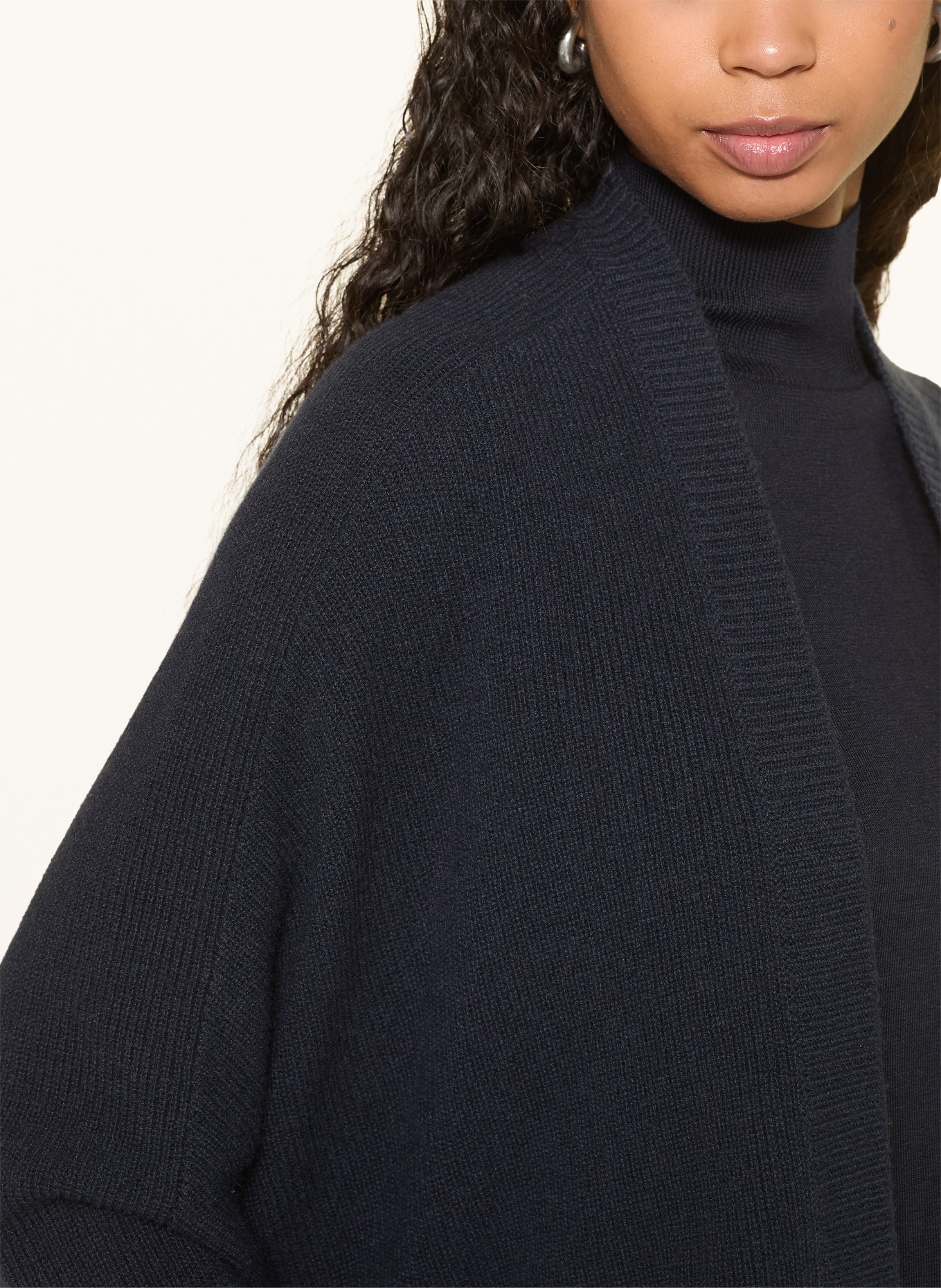 windsor. Knitted cashmere cover: DARK BLUE