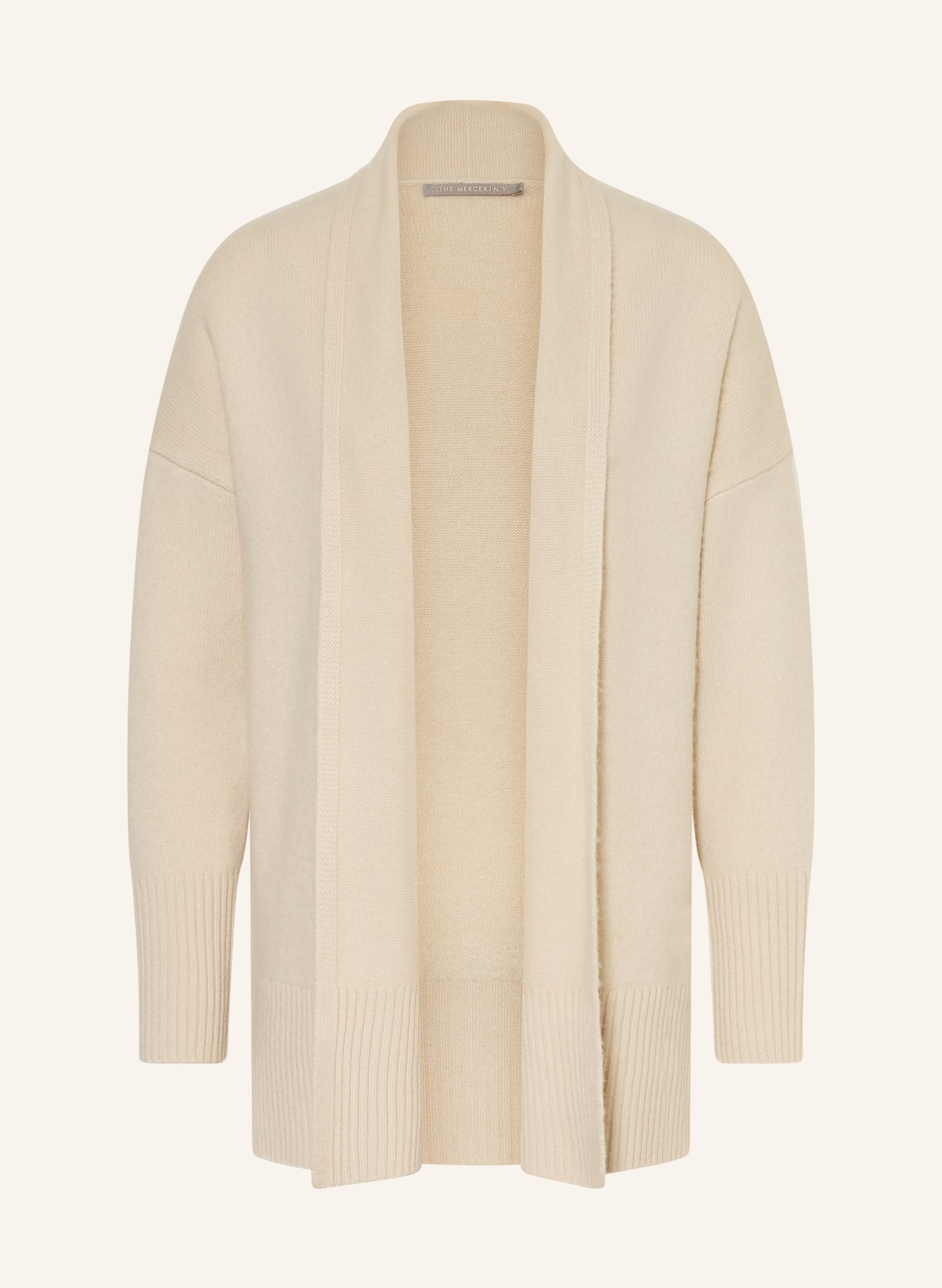 (THE MERCER) N.Y. Strickjacke aus Cashmere: BEIGE
