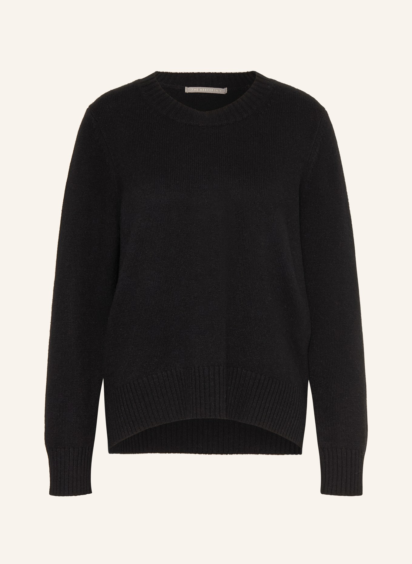 (THE MERCER) N.Y. Sweter z kaszmiru: CZARNY