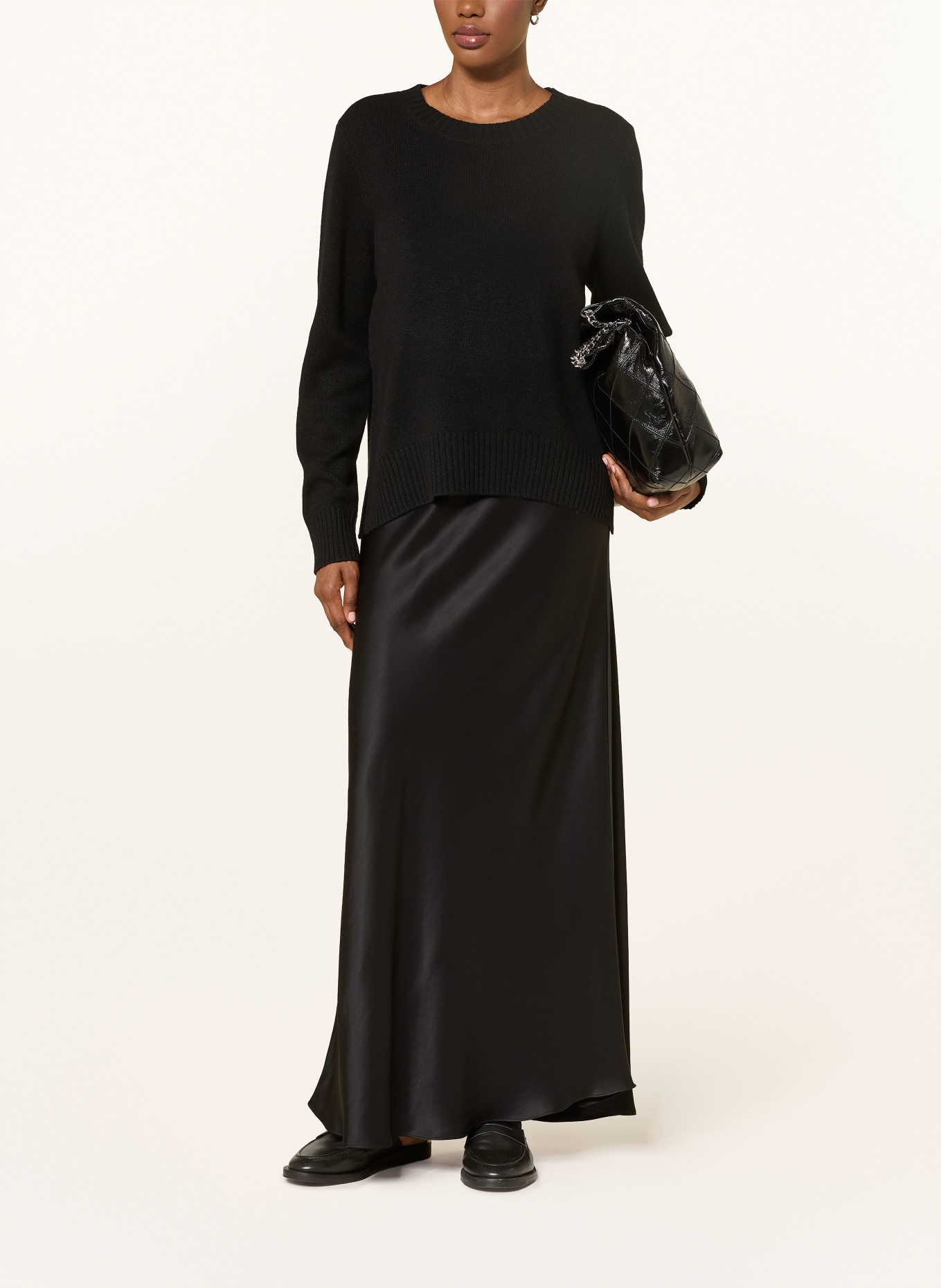 (THE MERCER) N.Y. Sweter z kaszmiru: CZARNY