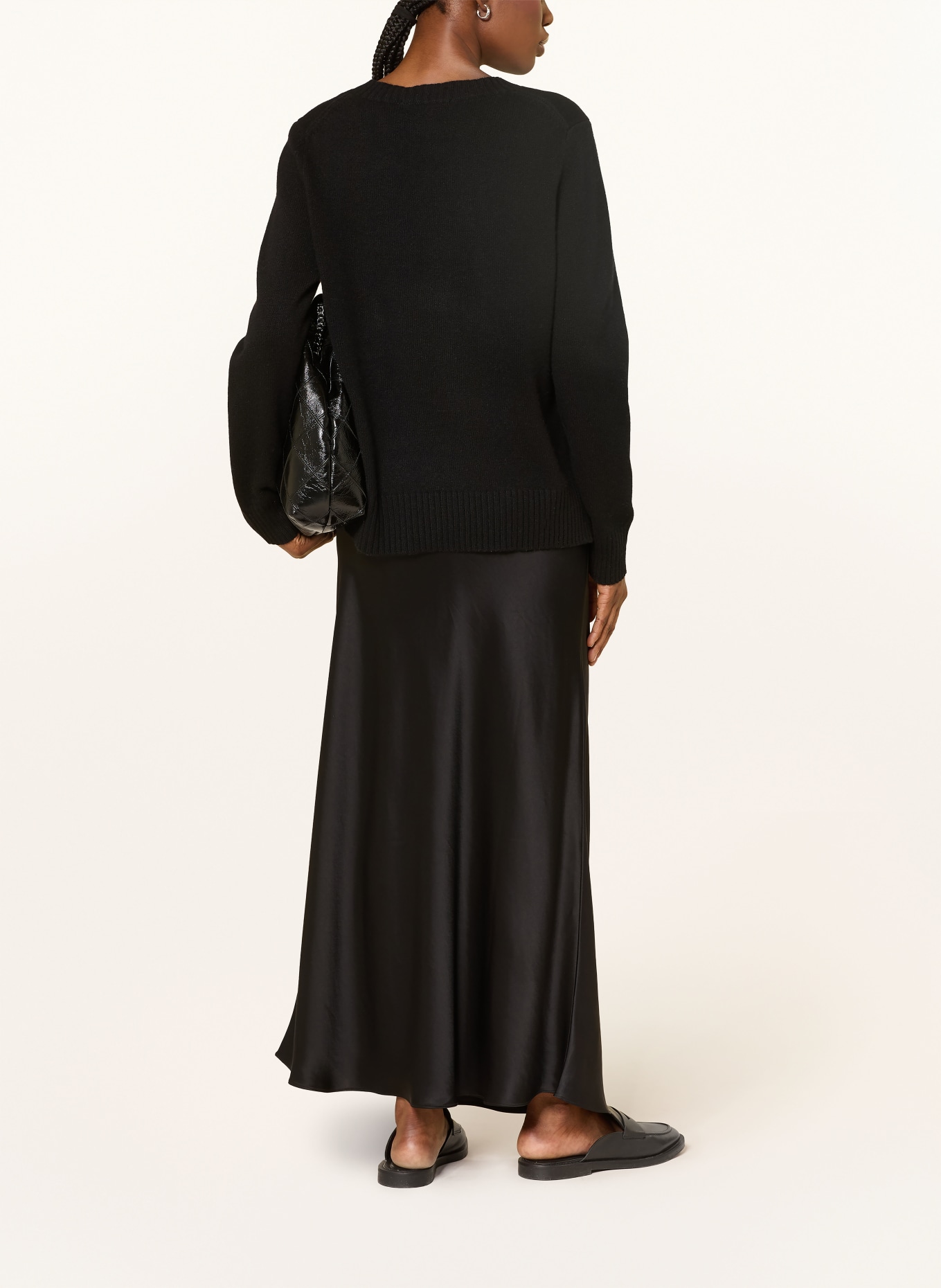 (THE MERCER) N.Y. Sweter z kaszmiru: CZARNY