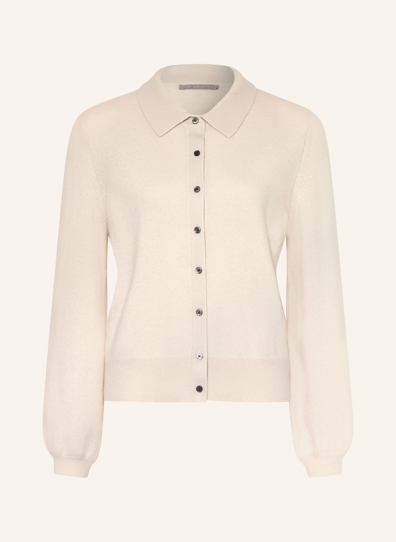 (THE MERCER) N.Y. Sweter z kaszmiru: BEŻOWY