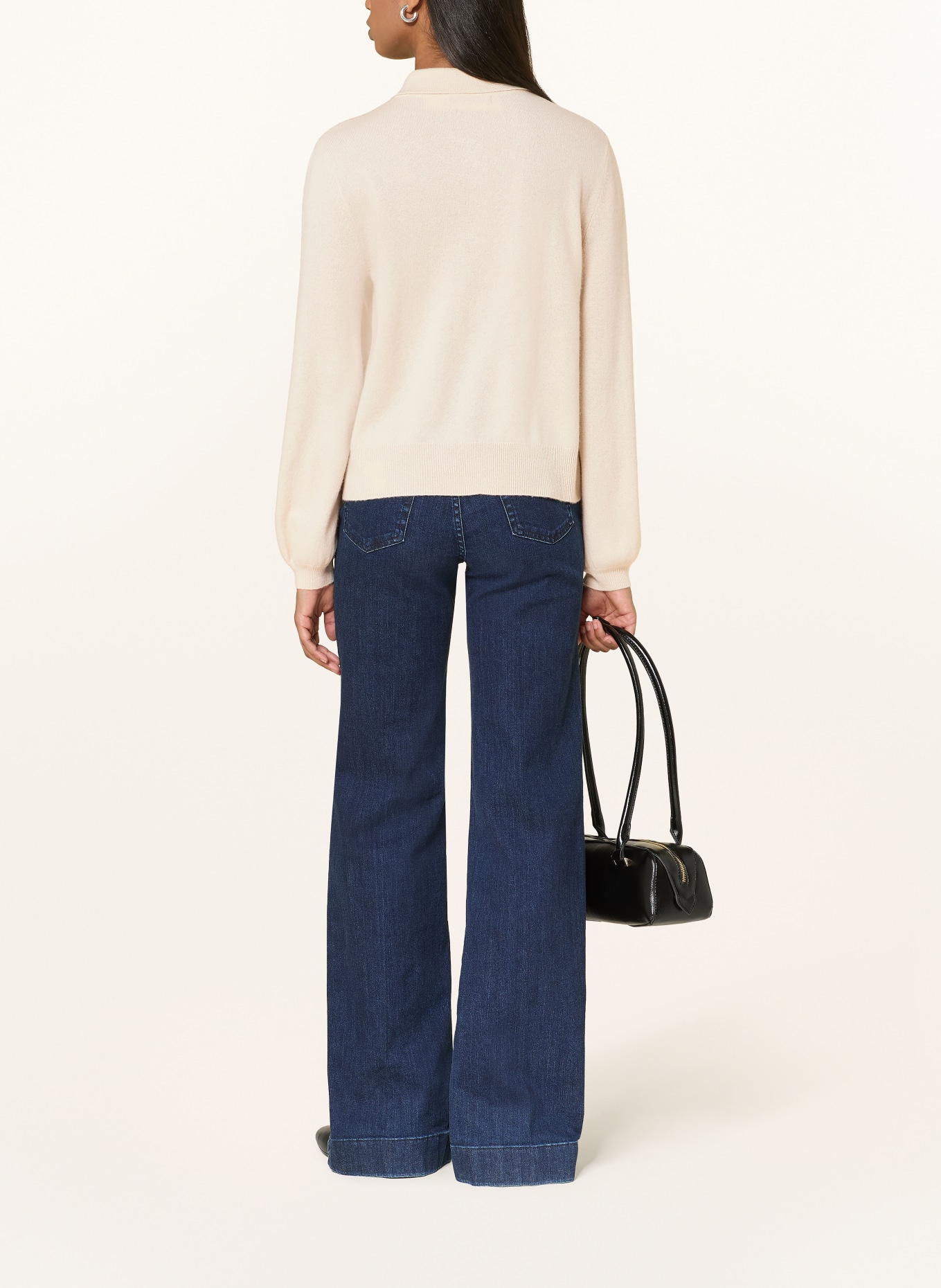 (THE MERCER) N.Y. Sweter z kaszmiru: BEŻOWY