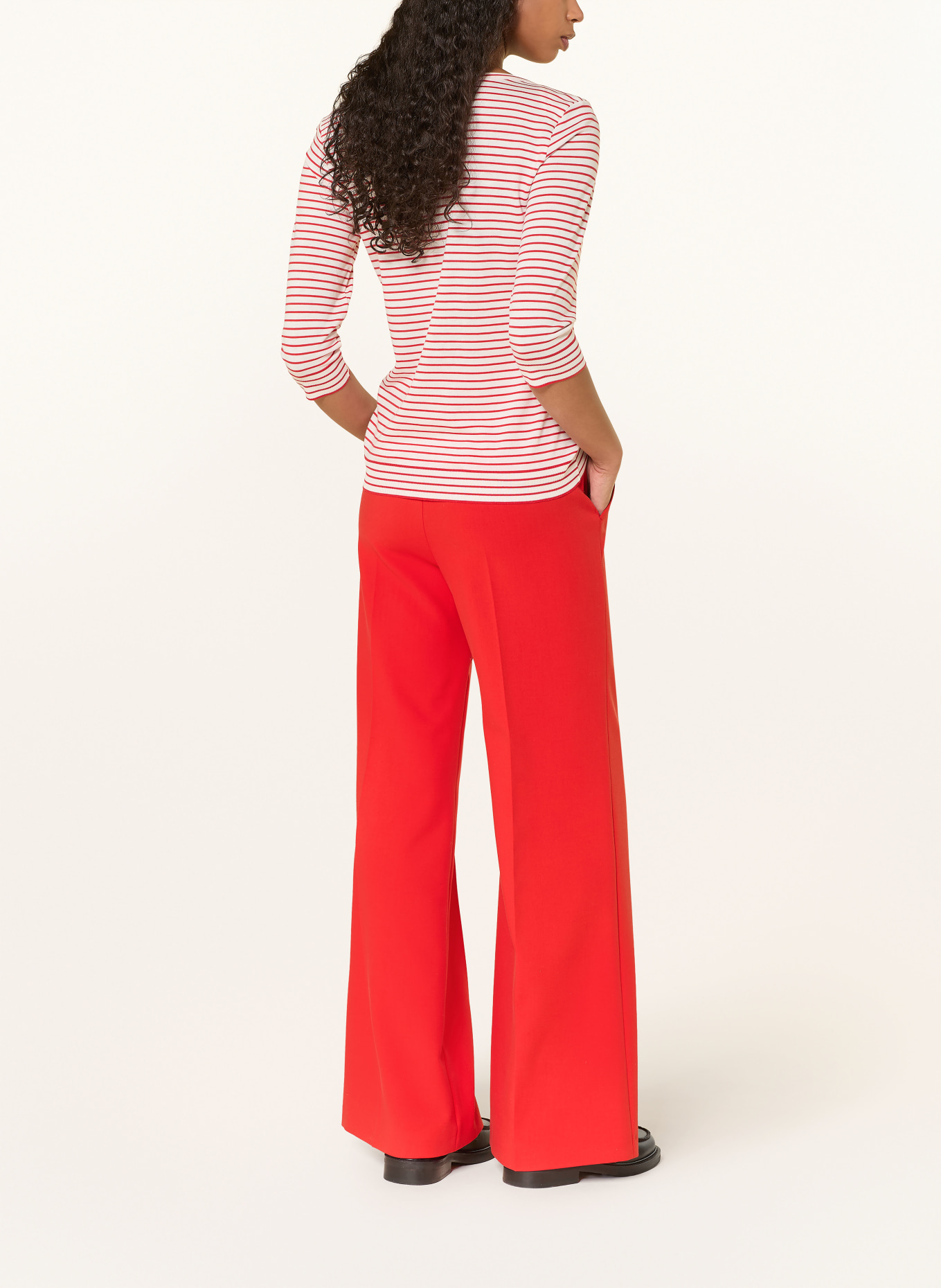 windsor. Longsleeve: ROT / CREME