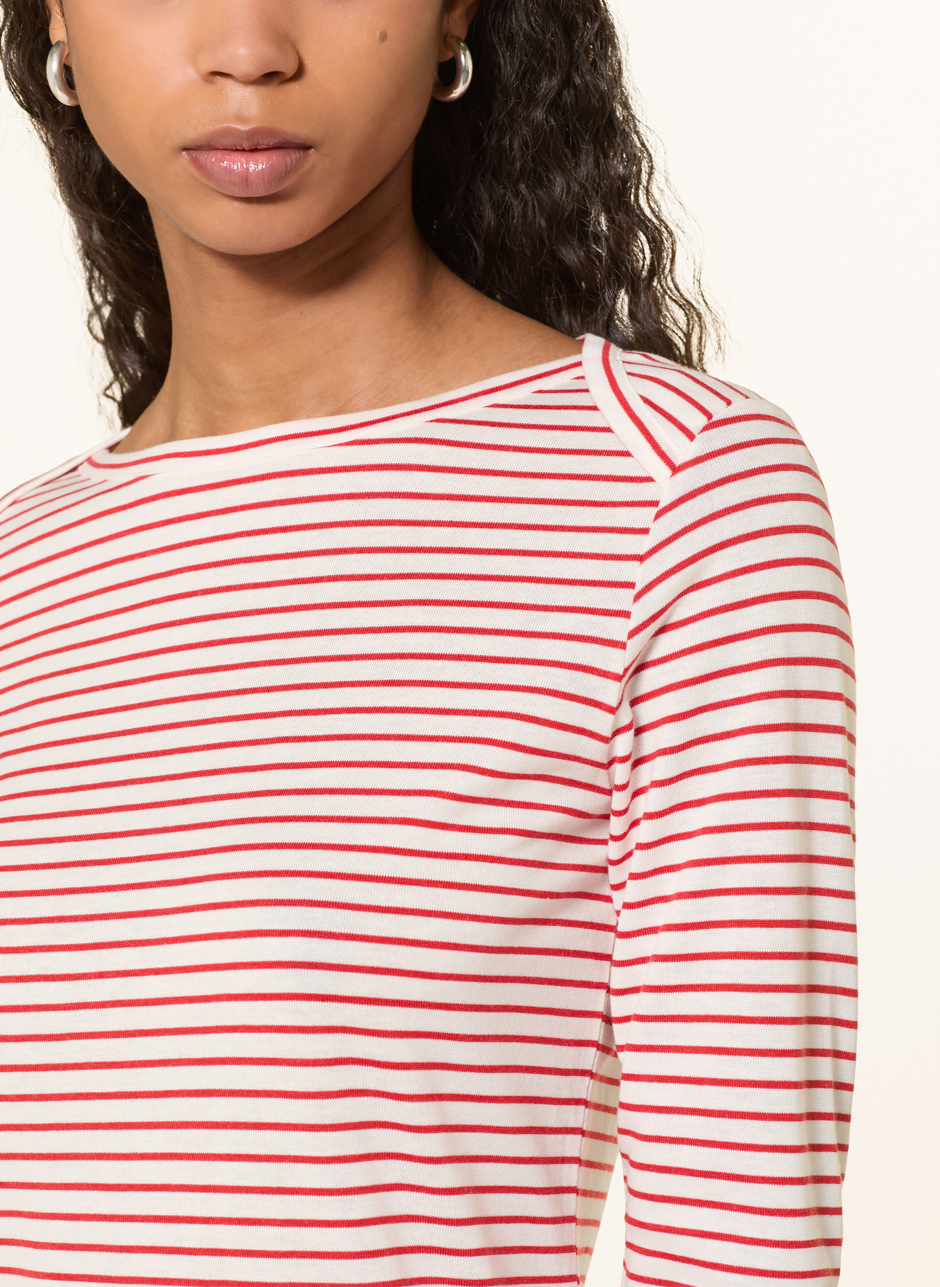 windsor. Longsleeve: ROT / CREME