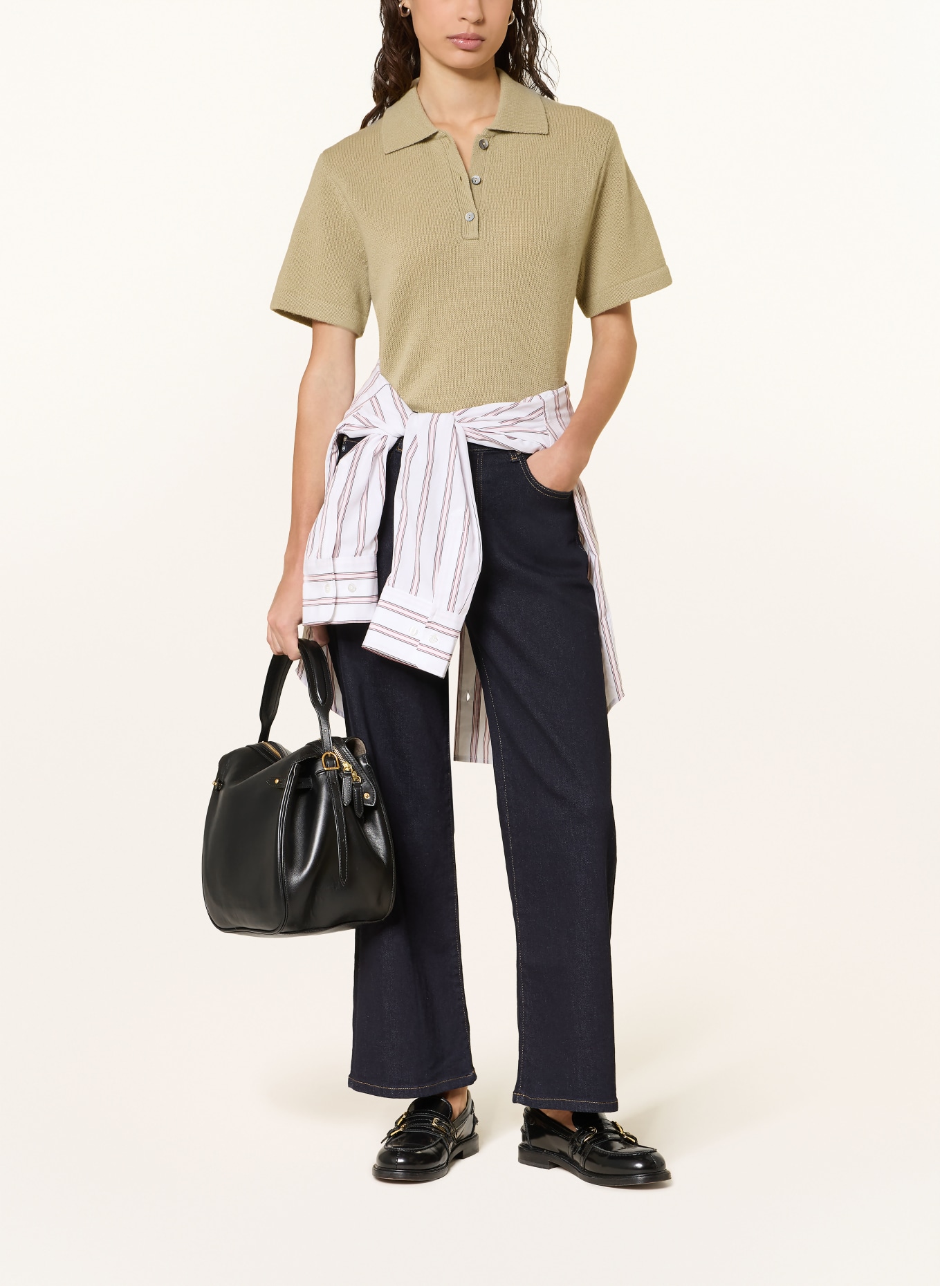 AG Jeans Wide Leg Jeans SAIGE: CAVE CABOT COVE