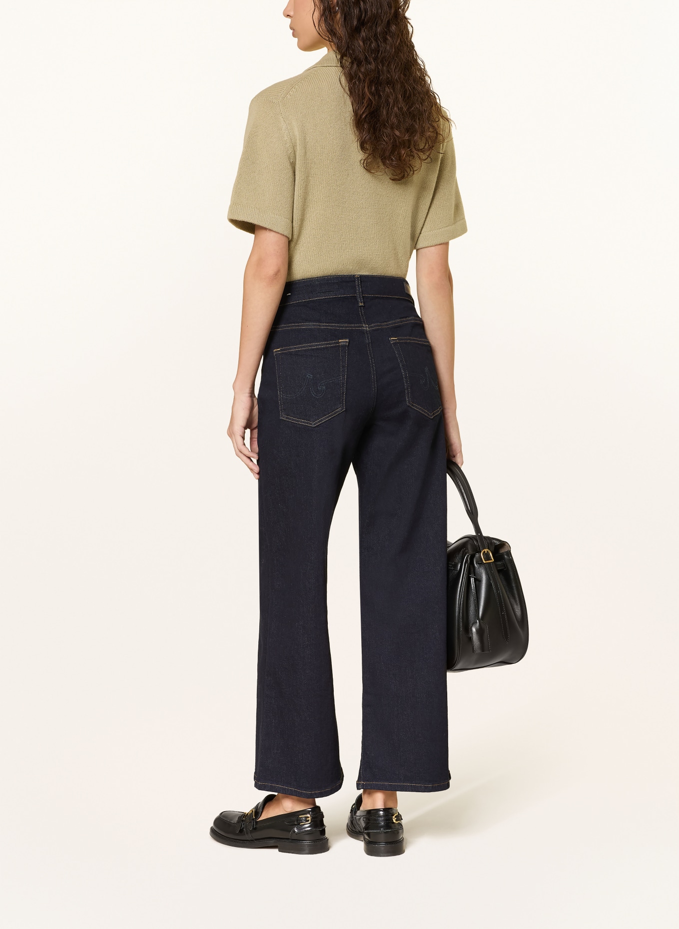 AG Jeans Wide Leg Jeans SAIGE: CAVE CABOT COVE