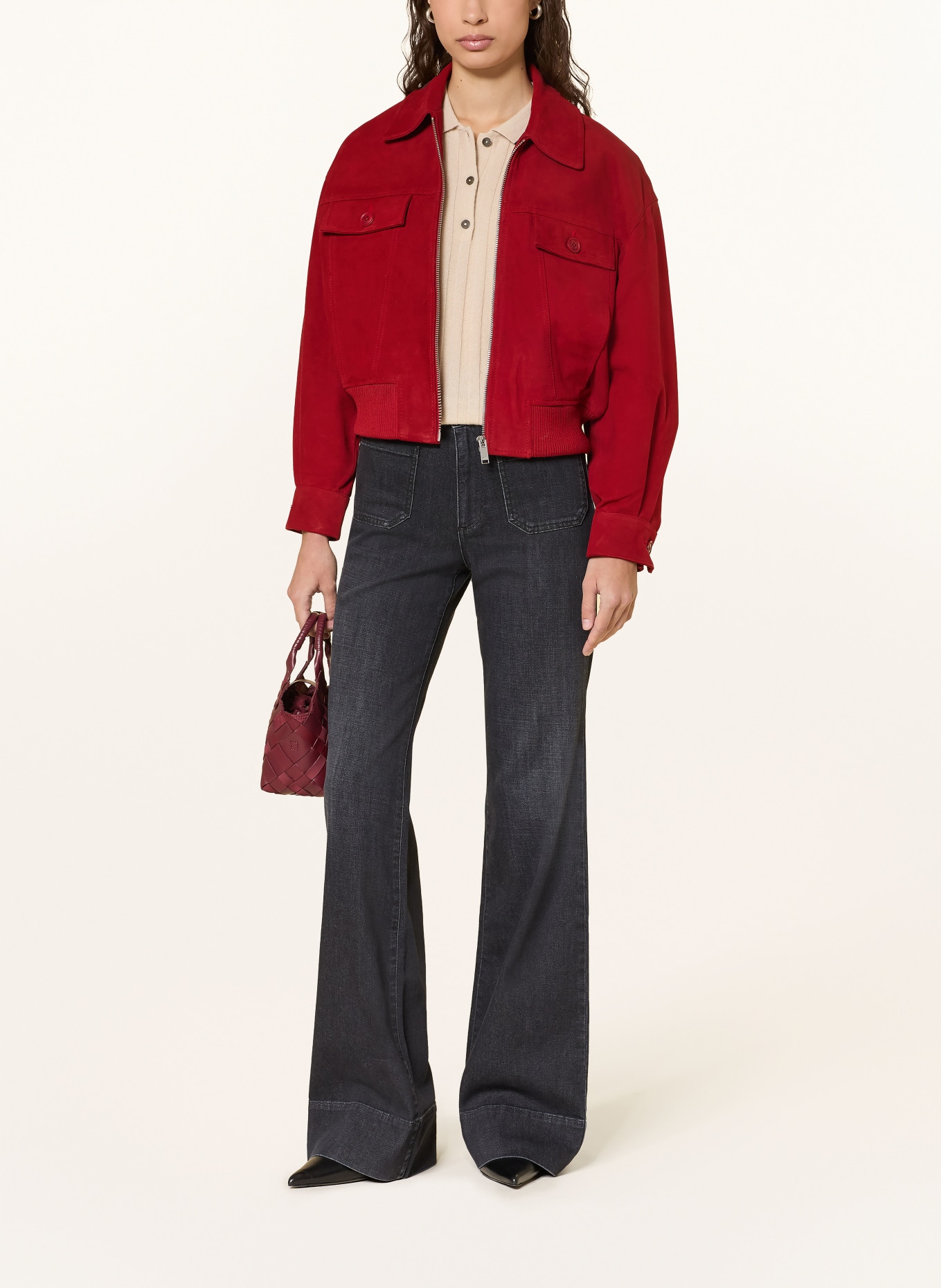 AG Jeans Flared Jeans VICKY: CAMB CAMBRAY