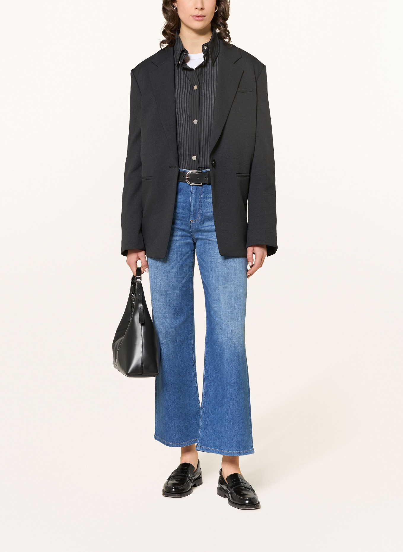 AG Jeans Wide Leg Jeans SAIGE WIDE LEG CROP: BANZ BANEZ