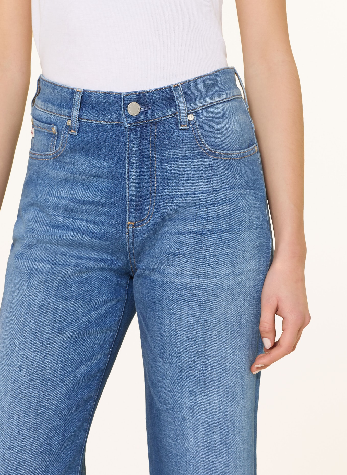 AG Jeans Wide Leg Jeans SAIGE WIDE LEG CROP: BANZ BANEZ