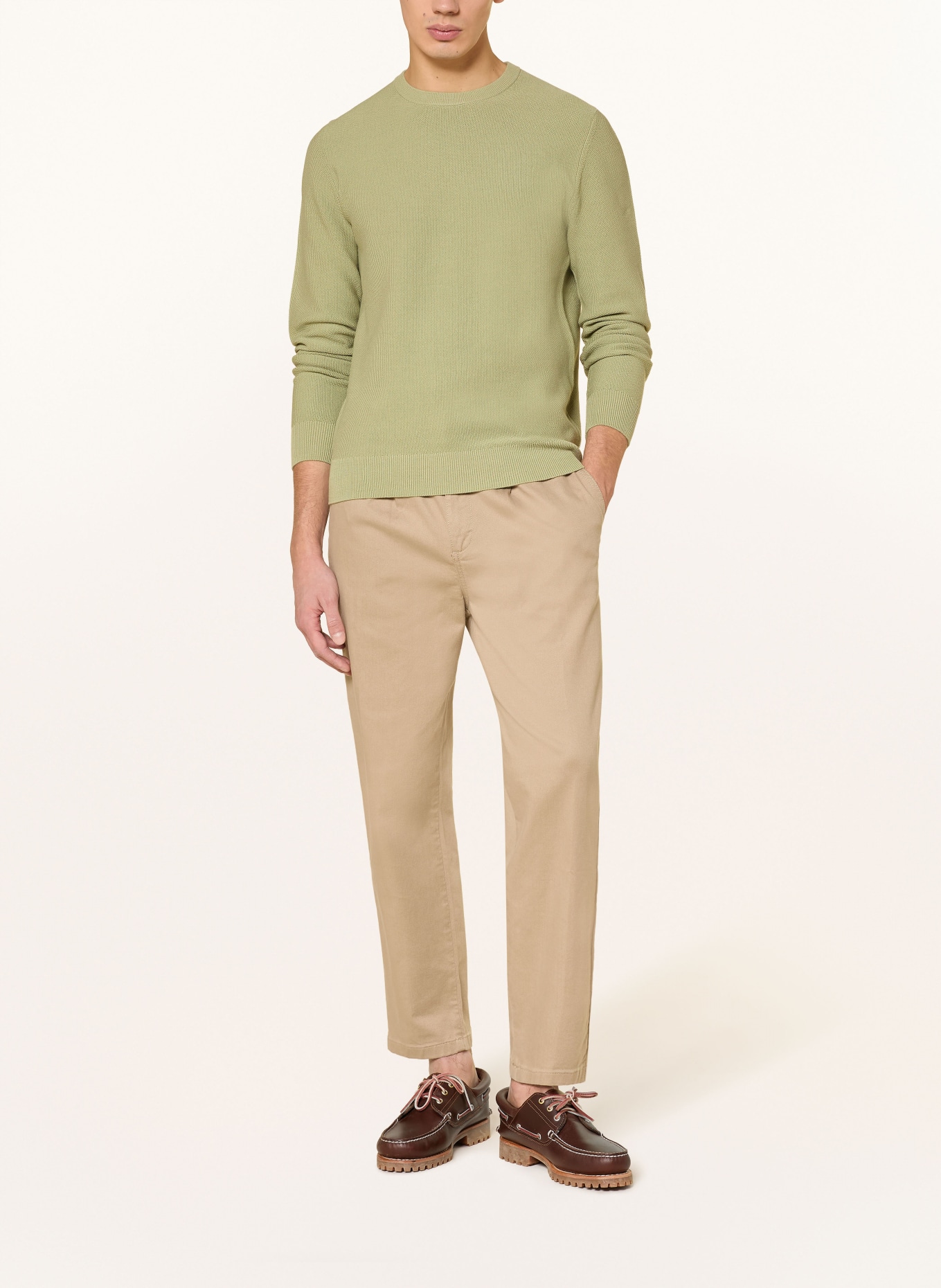 PAUL Pullover: HELLGRÜN