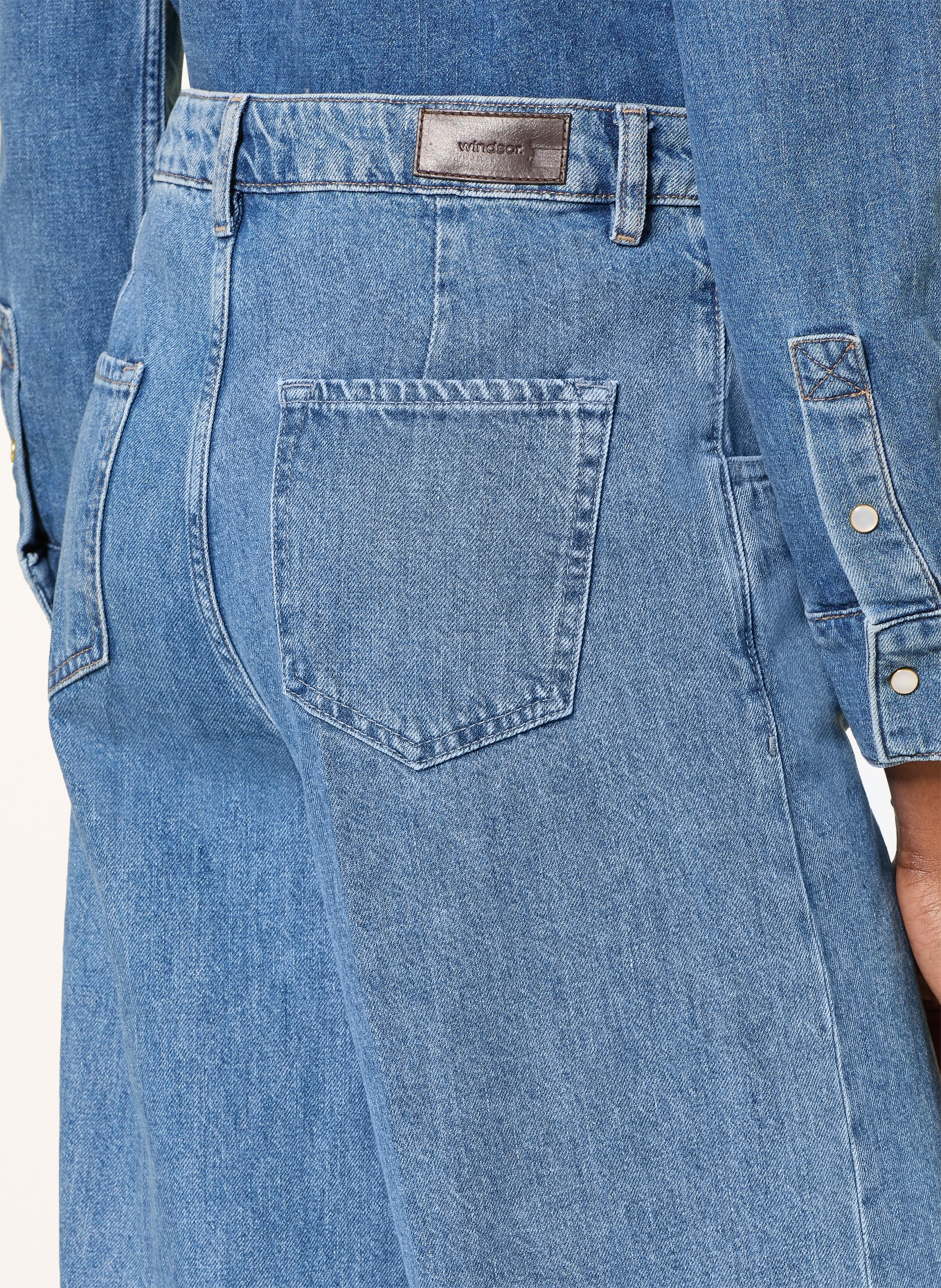 windsor. Džíny se širokými nohavicemi: 435 Bright Blue 435