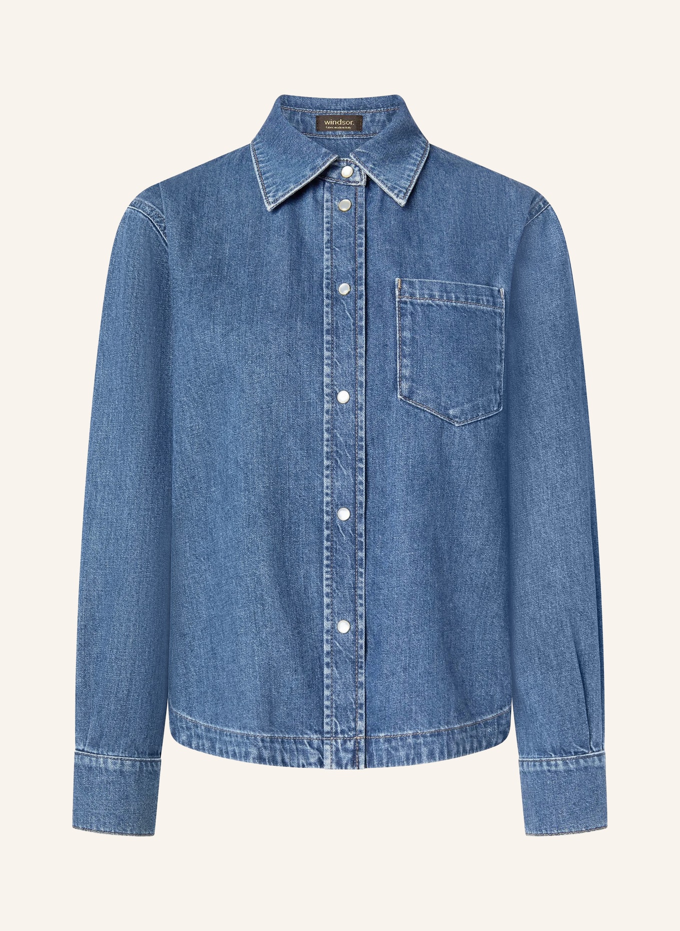 windsor. Jeansbluse: BLAU