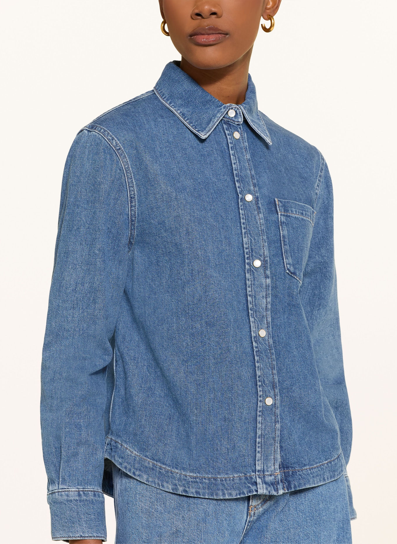 windsor. Jeansbluse: BLAU