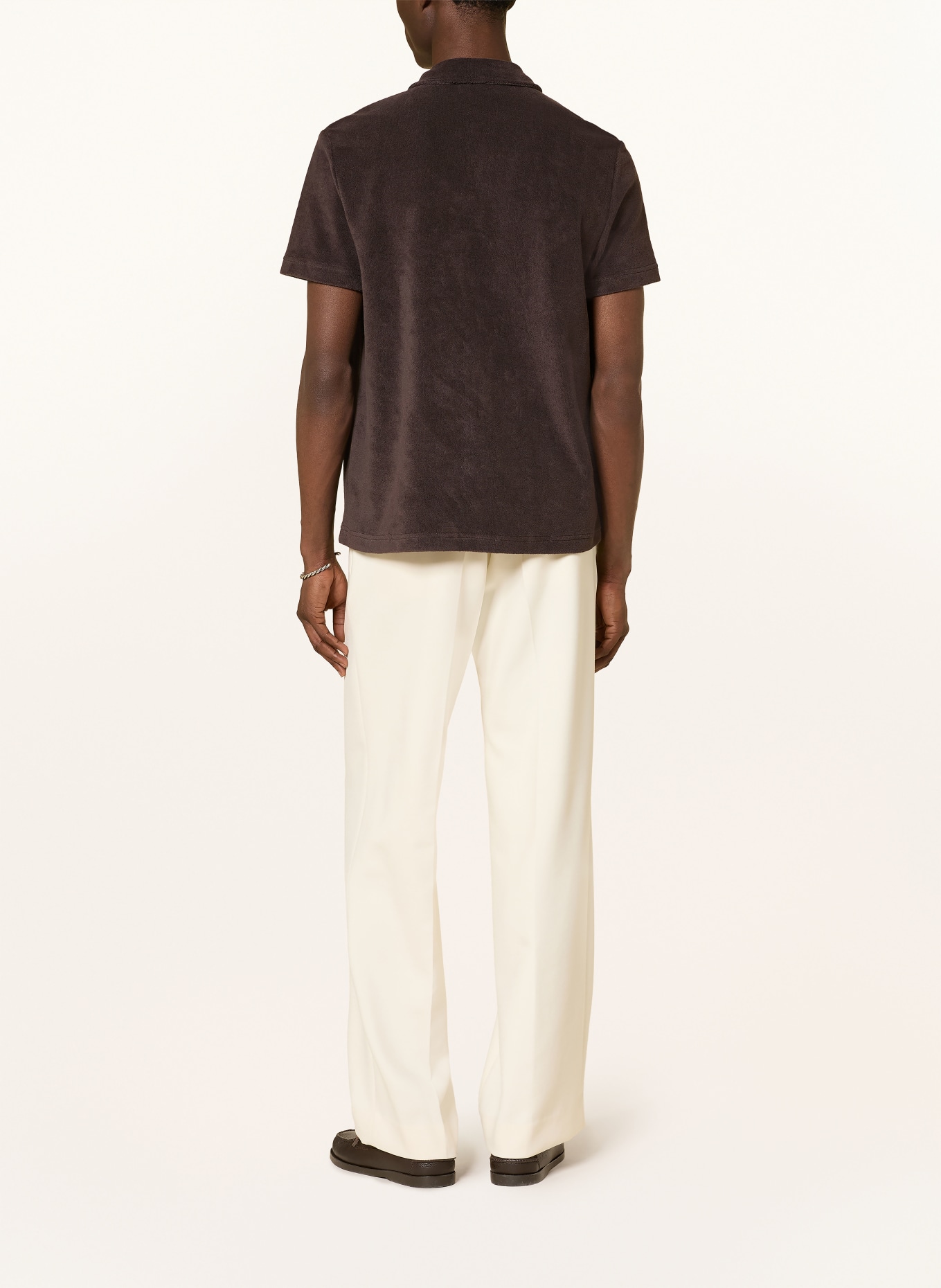 A.P.C. Nicki-poloshirt JULIAN: MARRON FONCÉ