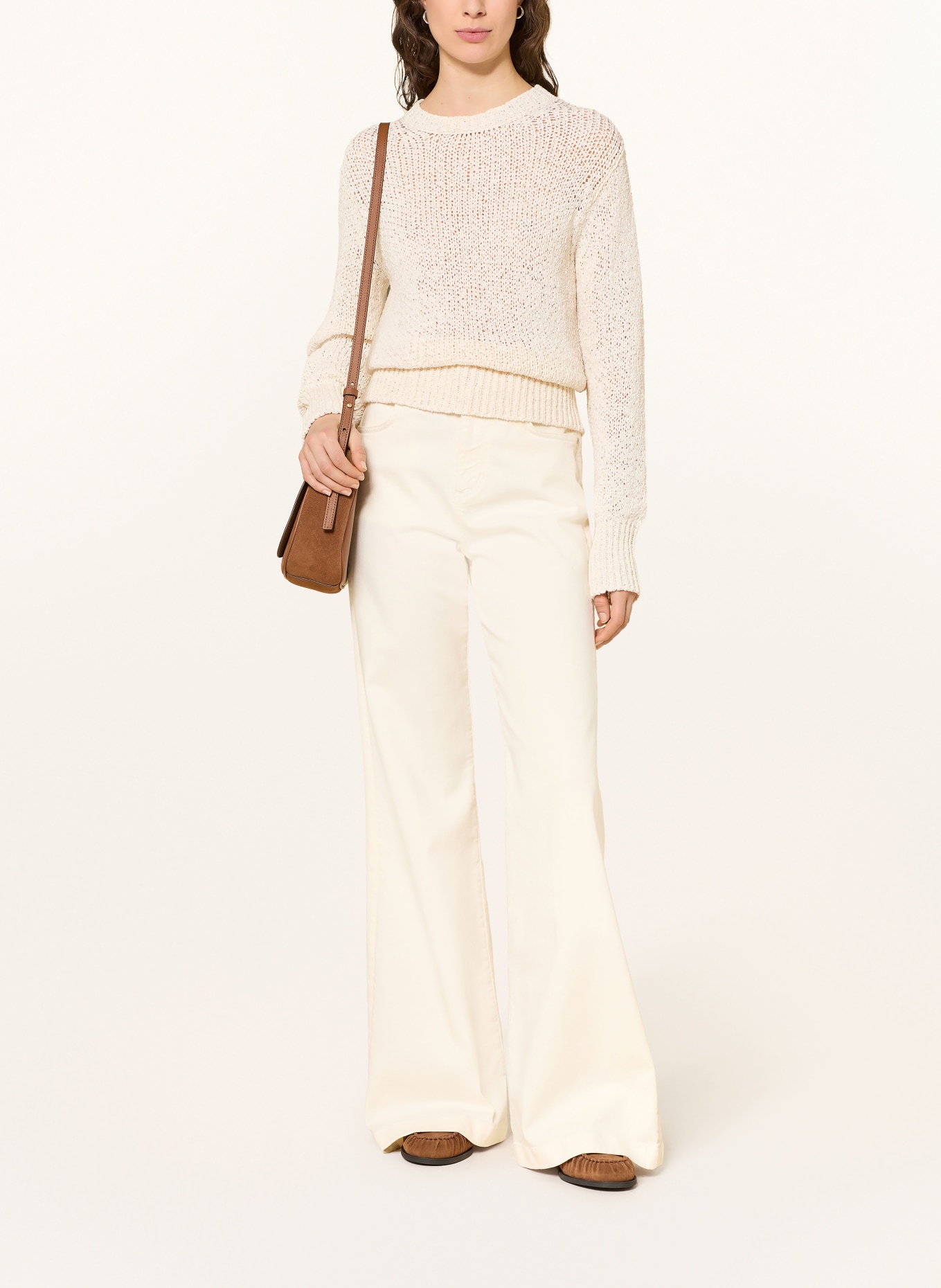 BOSS Pull FIBISCUS: ÉCRU