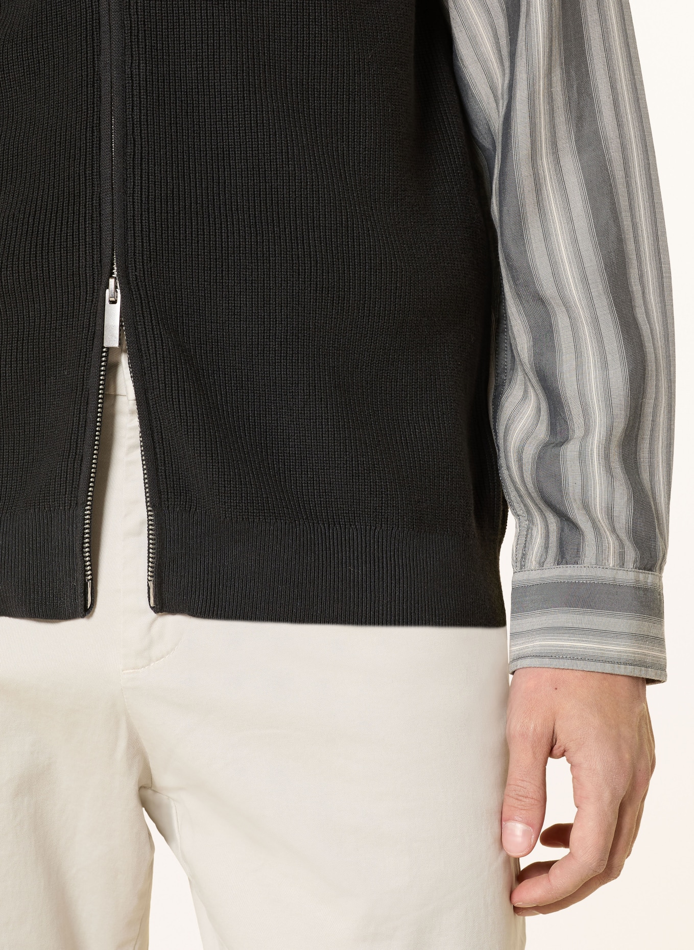 PAUL Strickweste: SCHWARZ