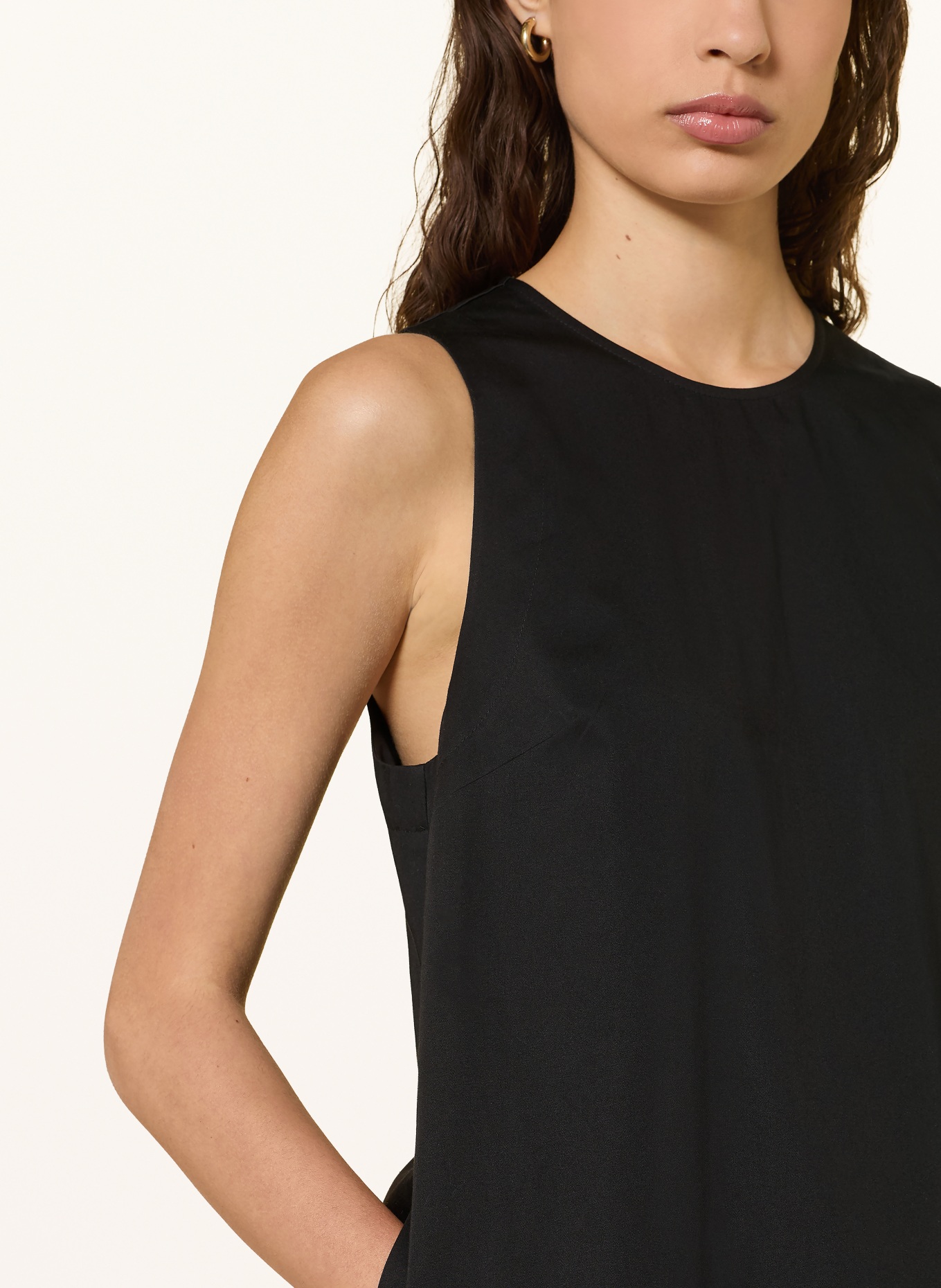 BOSS Robe DEMBROLAI: NOIR / BEIGE