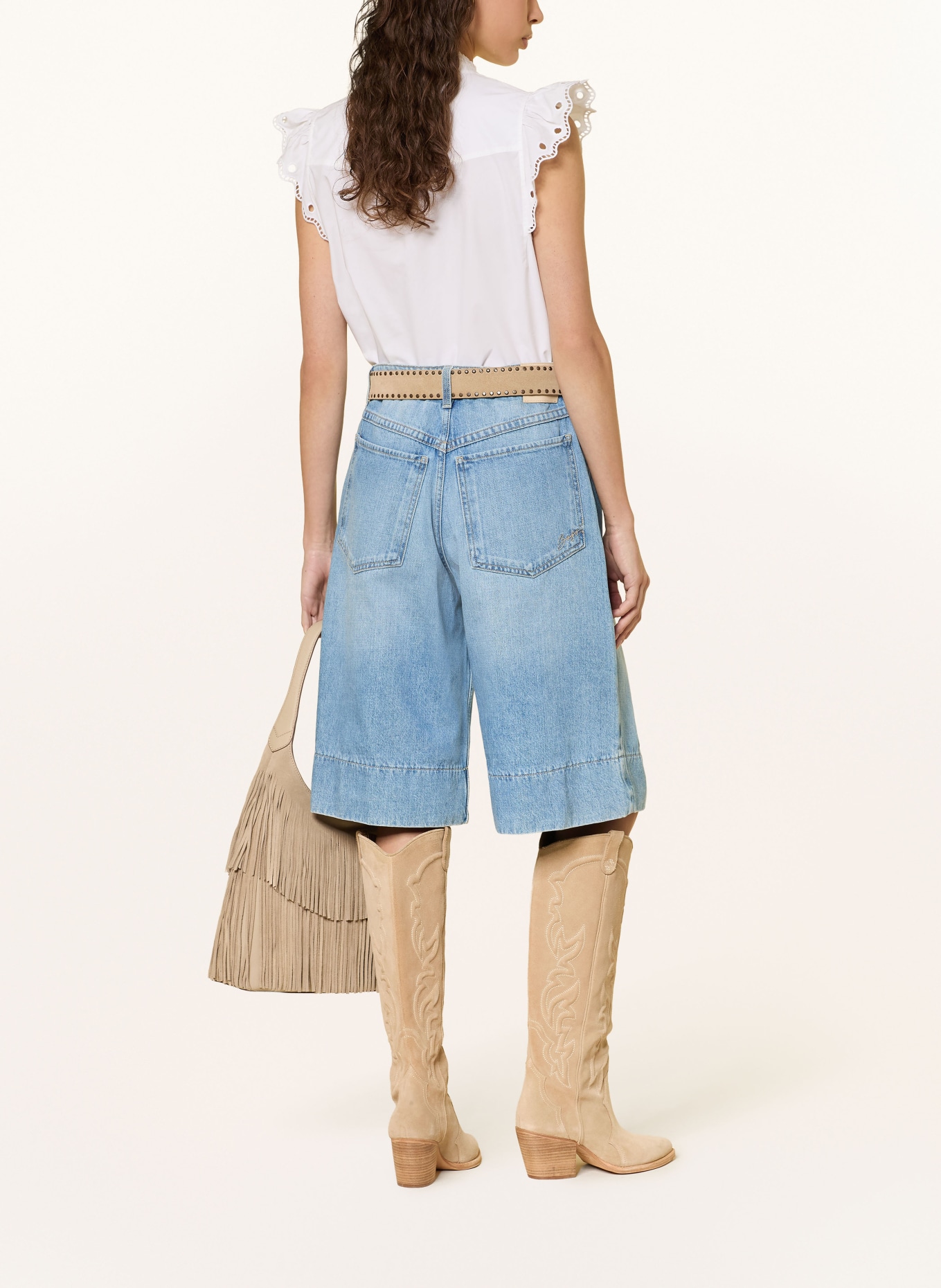 BOSS BALVANA blouse: WHITE