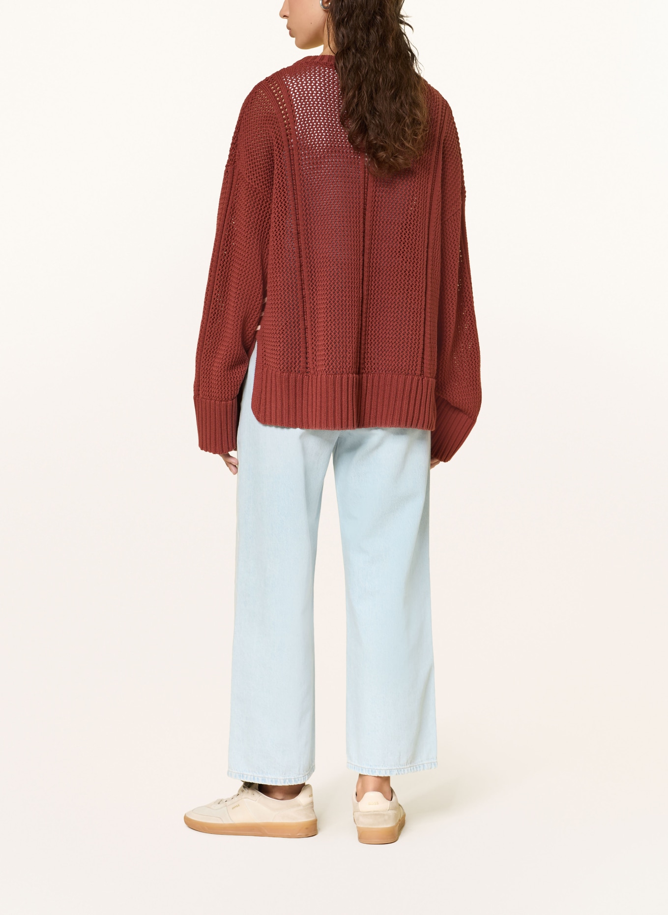 BOSS Jean droit MARLENE: 433 BRIGHT BLUE