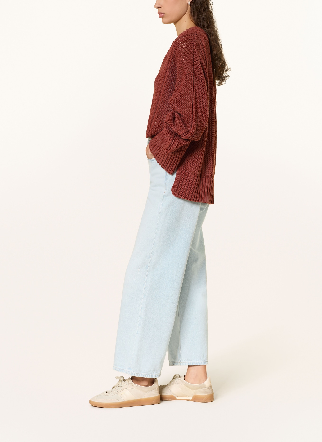 BOSS Jean droit MARLENE: 433 BRIGHT BLUE