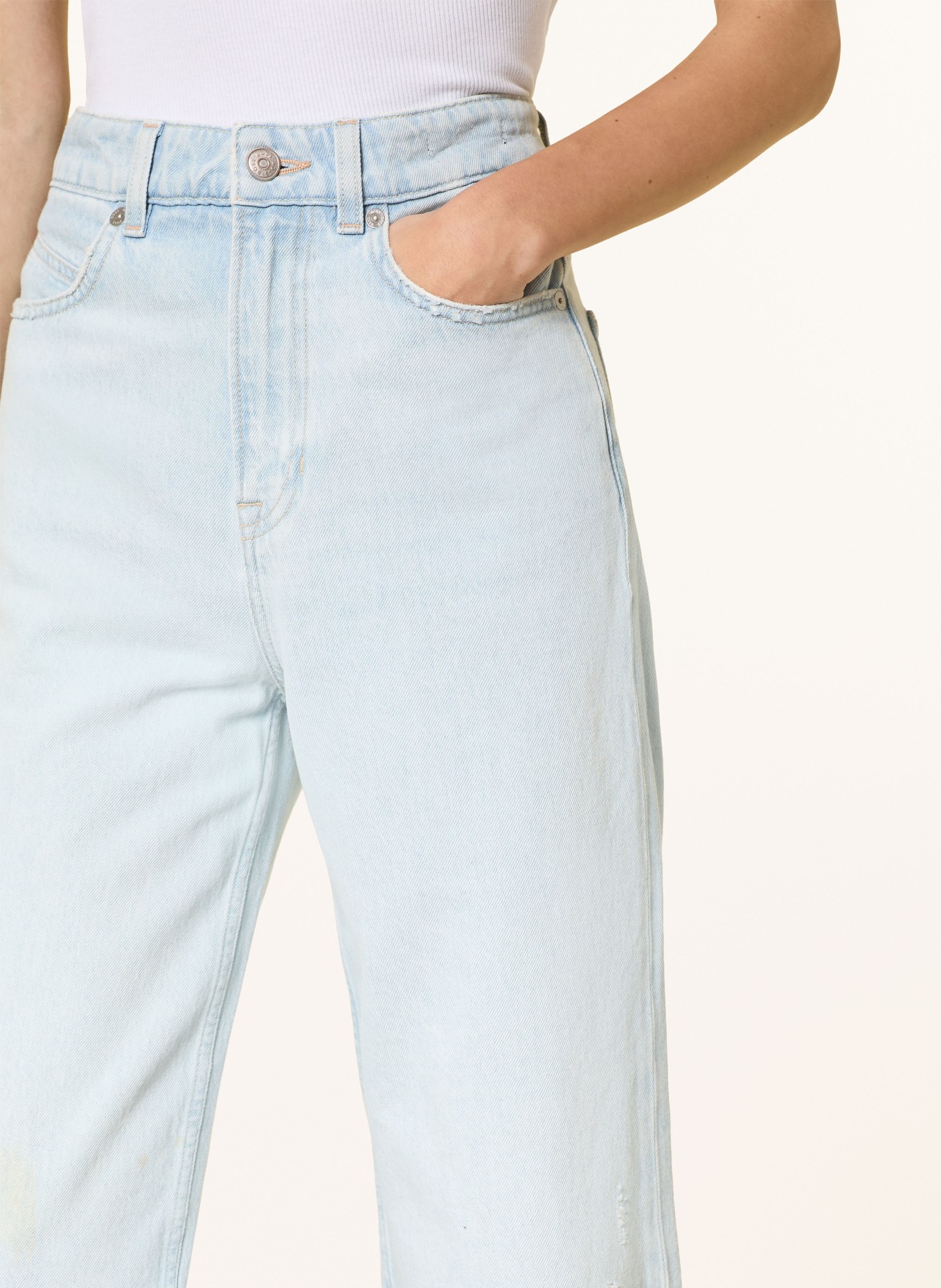 BOSS Jean droit MARLENE: 433 BRIGHT BLUE