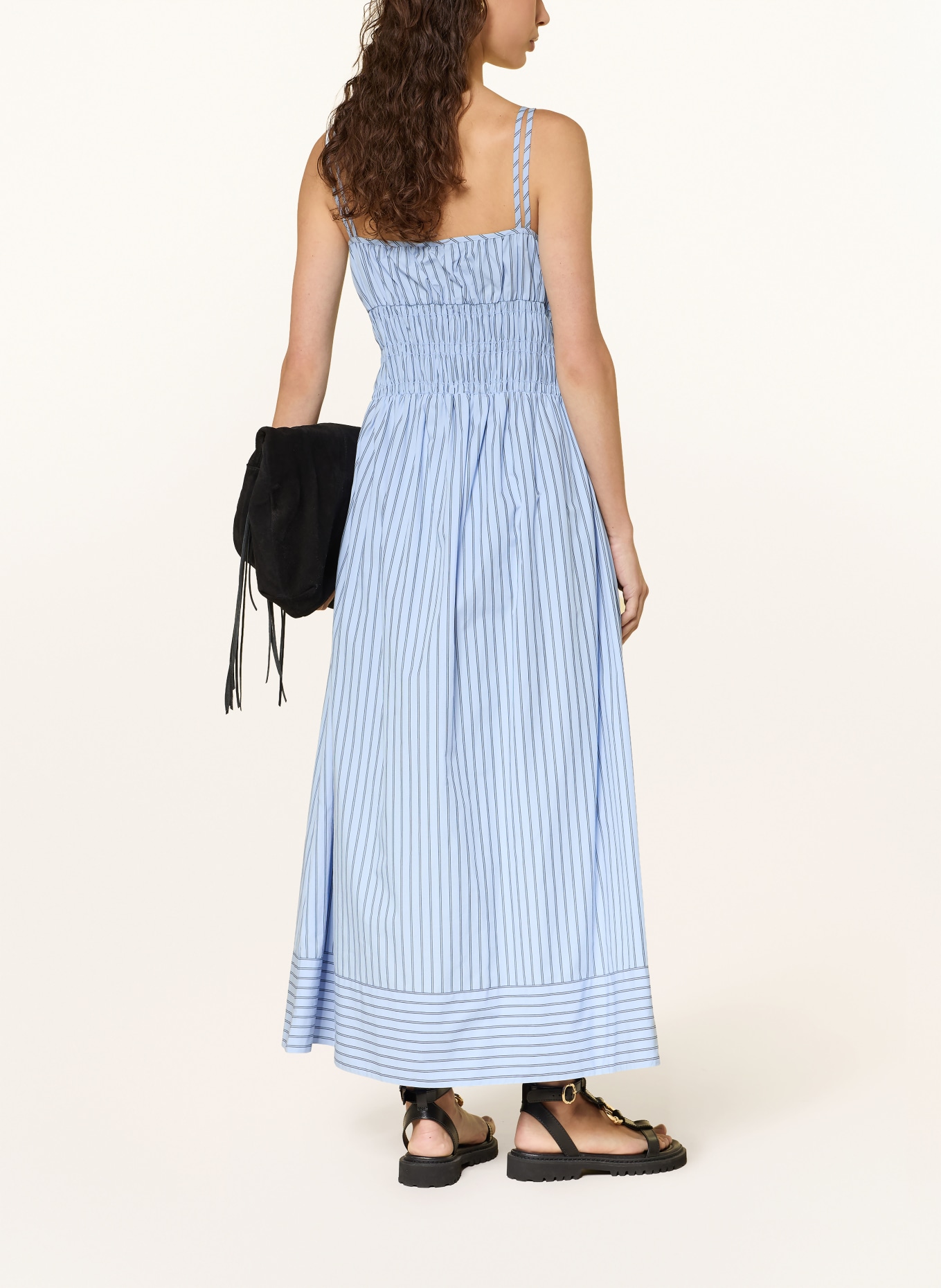 BOSS Robe DIPLYN: BLEU CLAIR / NOIR