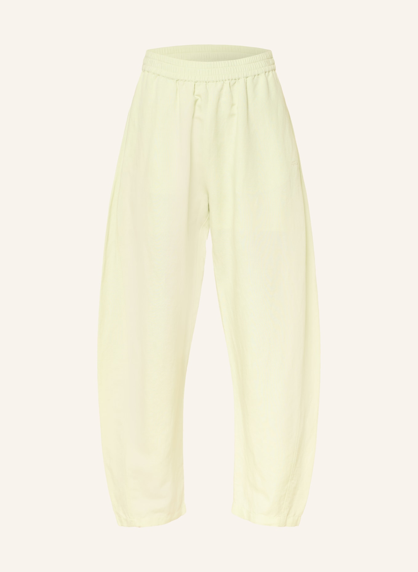 BOSS Hose TALINEN mit Leinen: HELLGRÜN