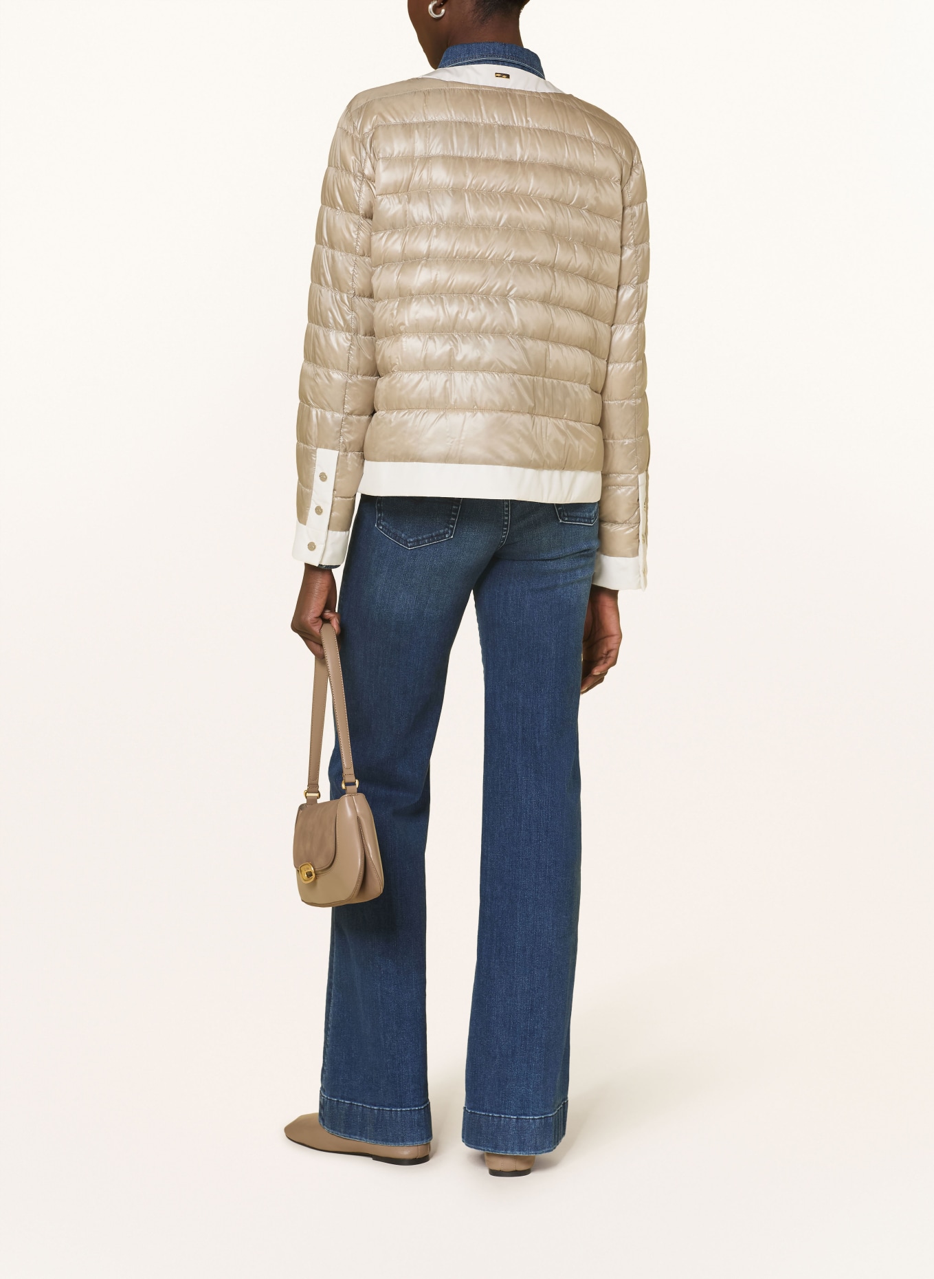 HERNO Steppjacke: GOLD / WEISS