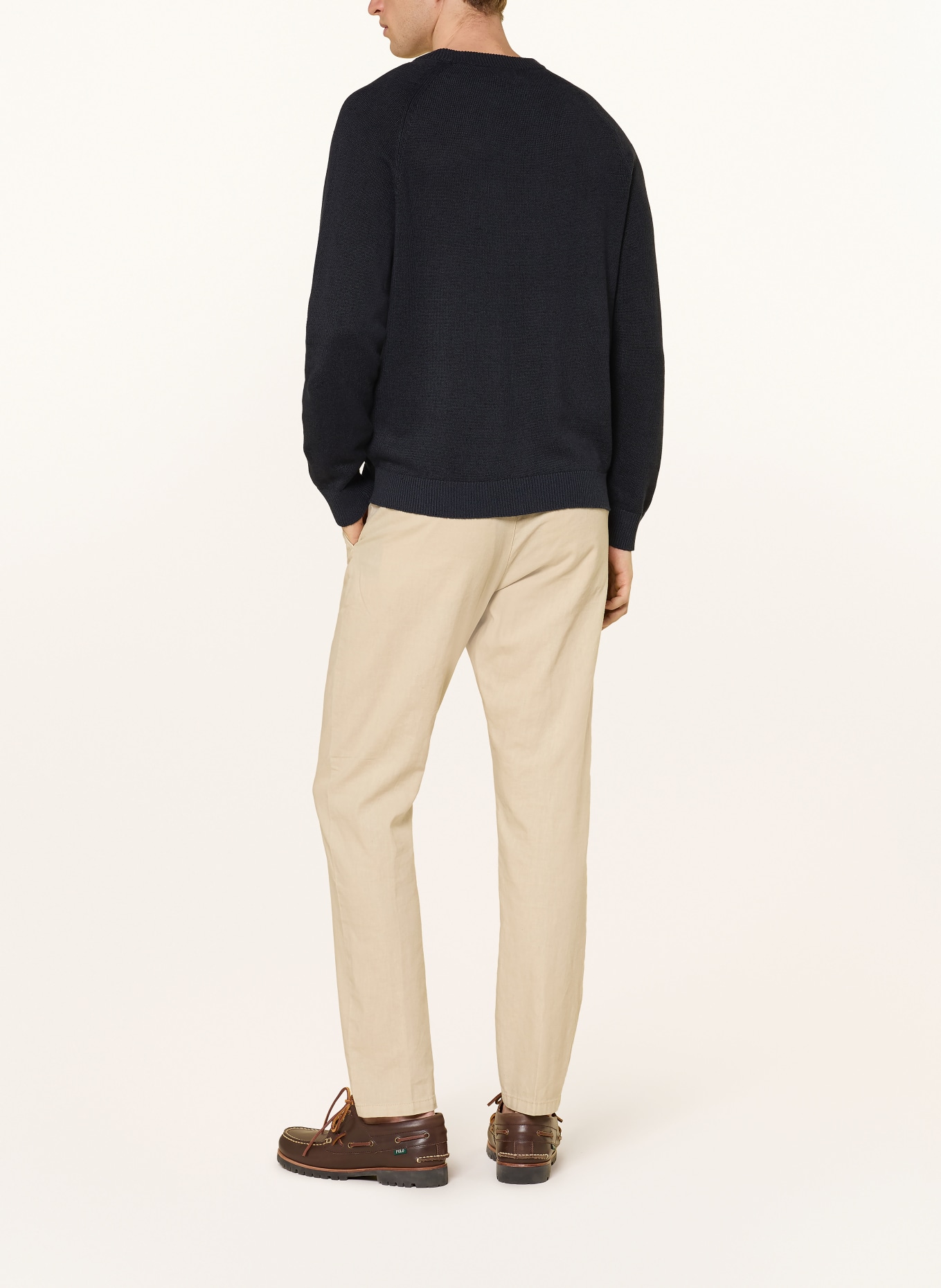 STROKESMAN'S Svetr s lnem: TMAVĚ MODRÁ