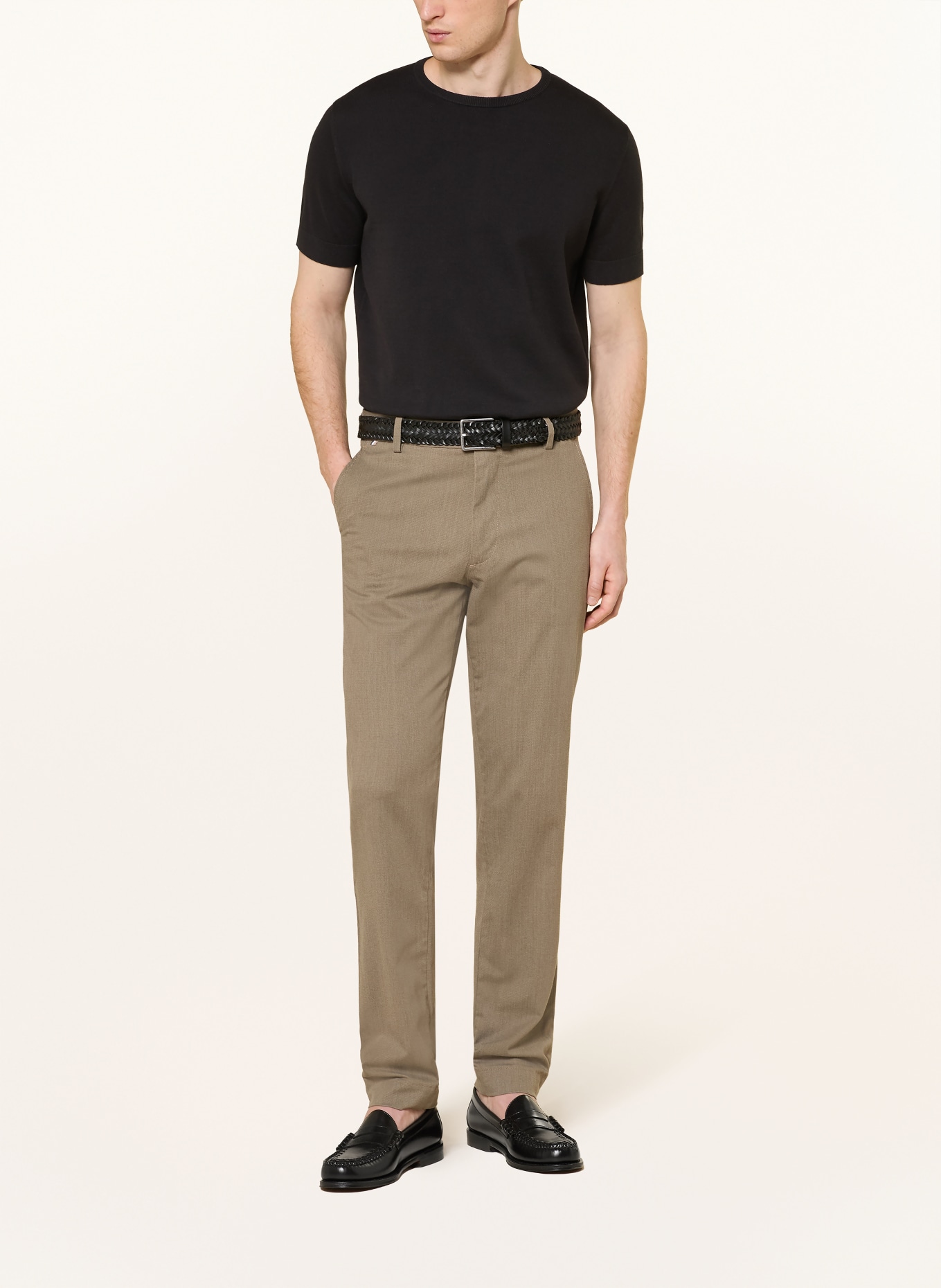 STROKESMAN'S Strickshirt: SCHWARZ