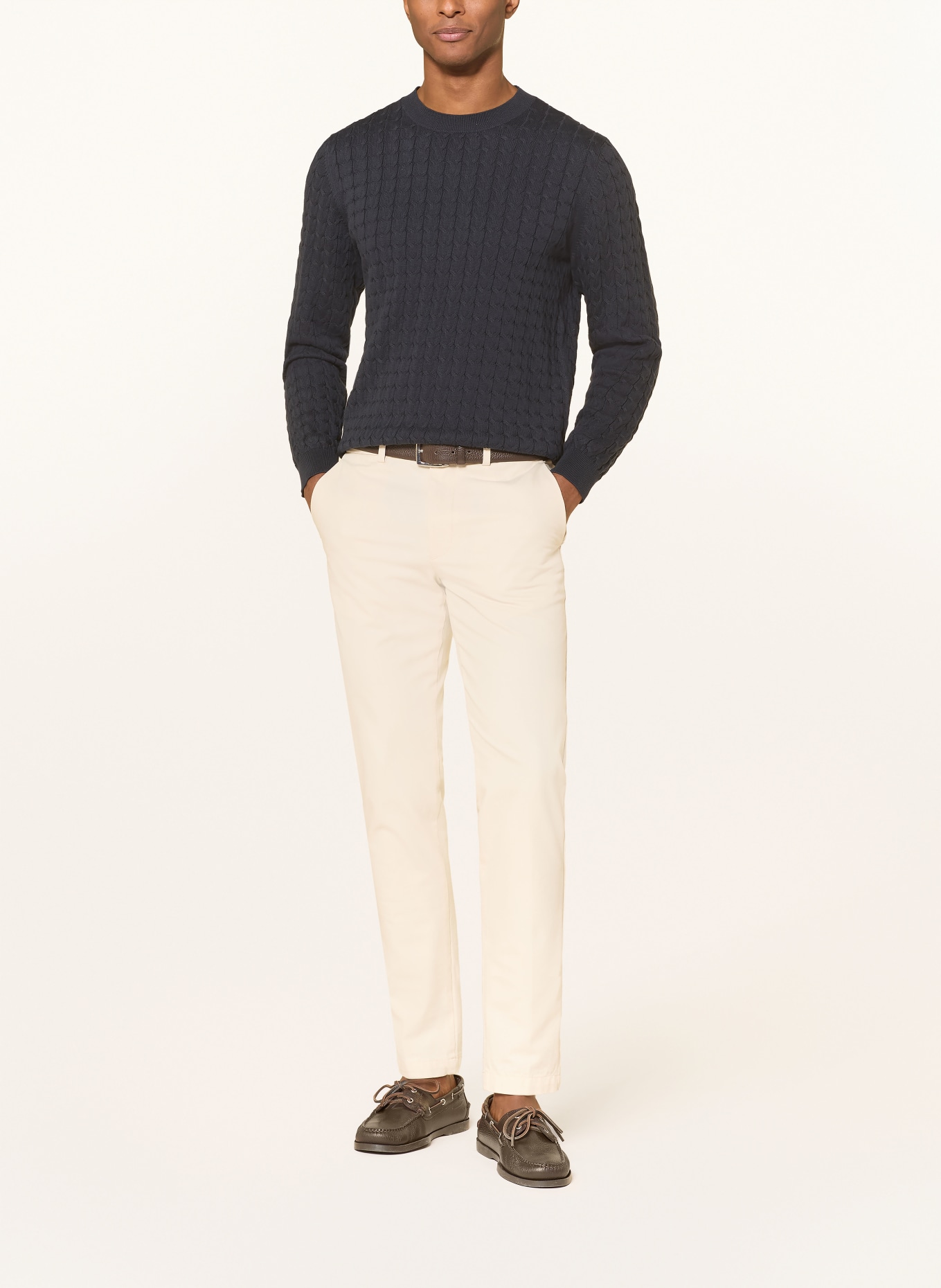 STROKESMAN'S svetr: TMAVĚ MODRÁ