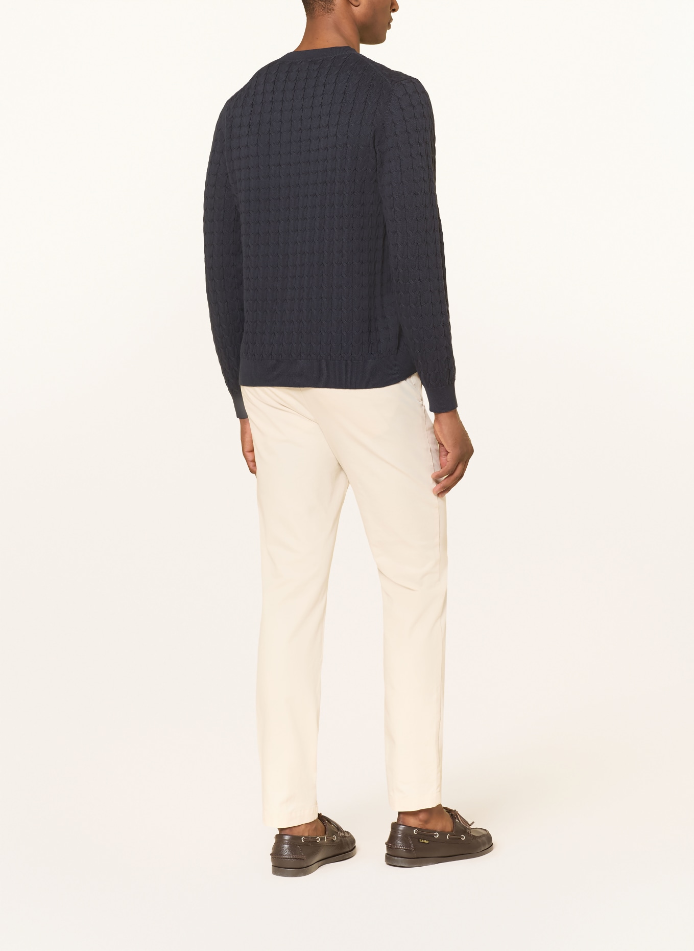 STROKESMAN'S svetr: TMAVĚ MODRÁ