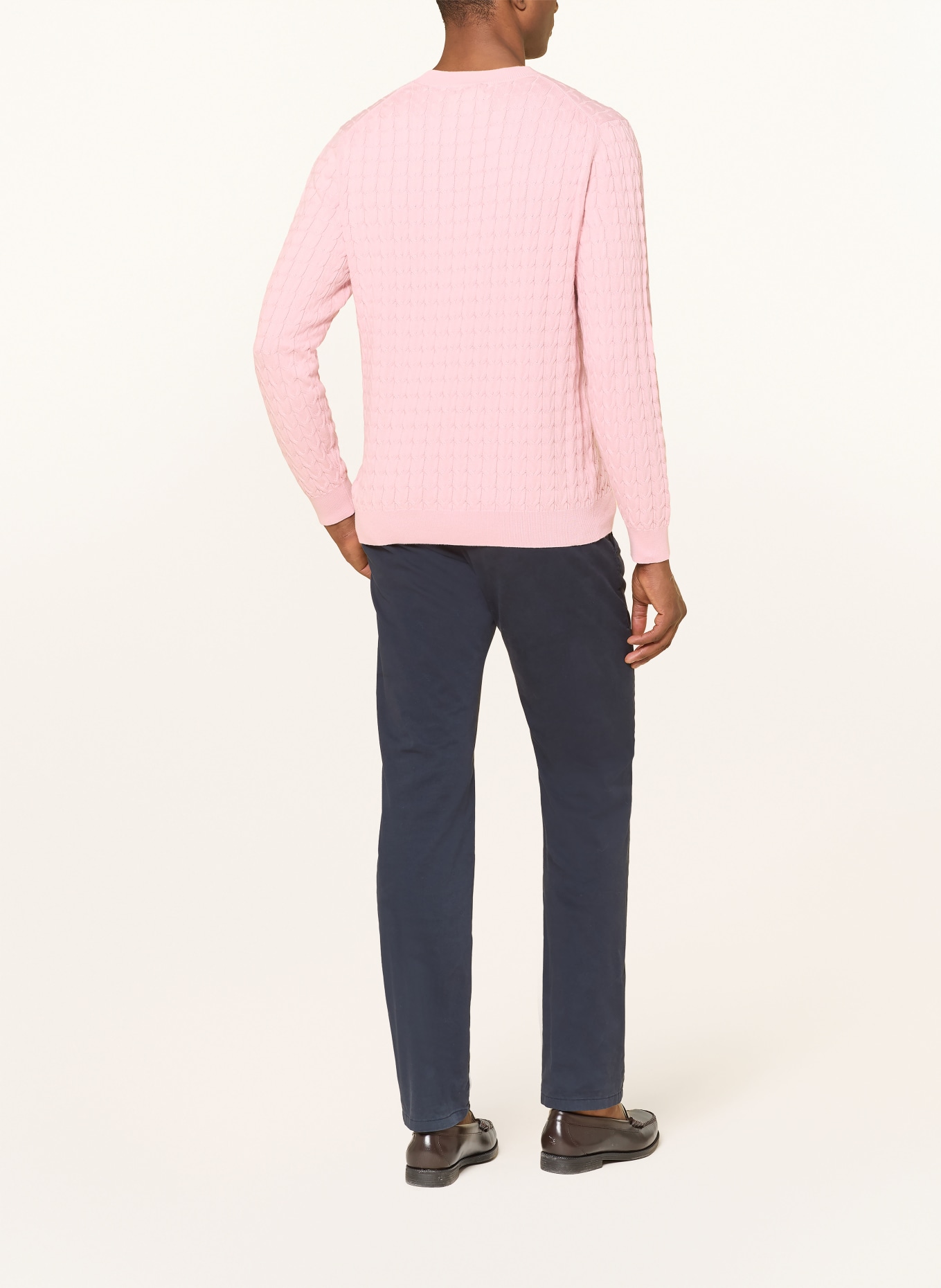 STROKESMAN'S svetr: RŮŽOVÁ