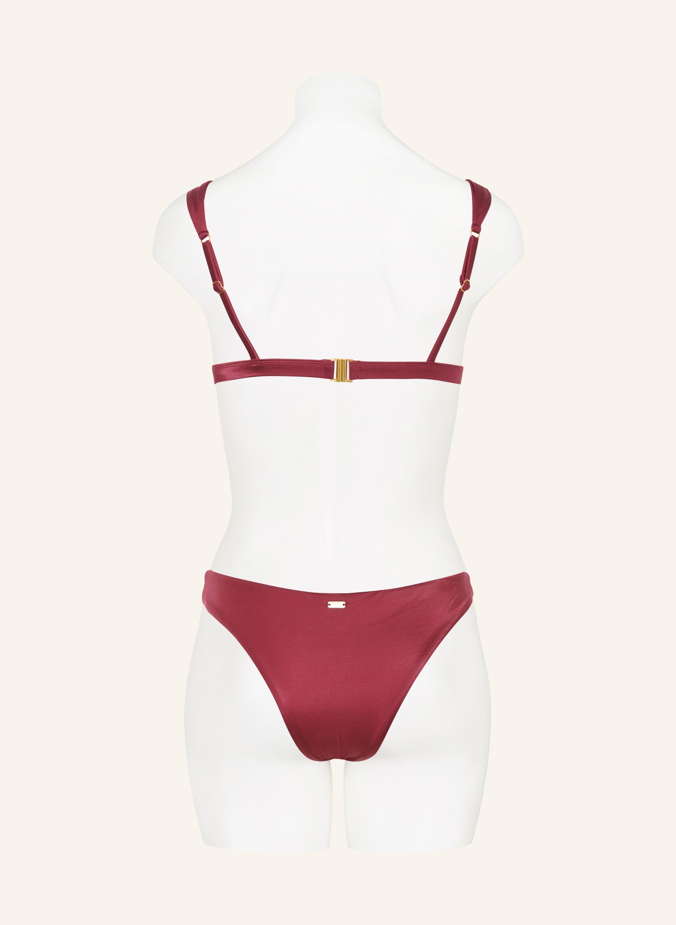 BANANA MOON COUTURE Brazilian-Bikini-Hose DEIA CORALISS: FUCHSIA / GOLD
