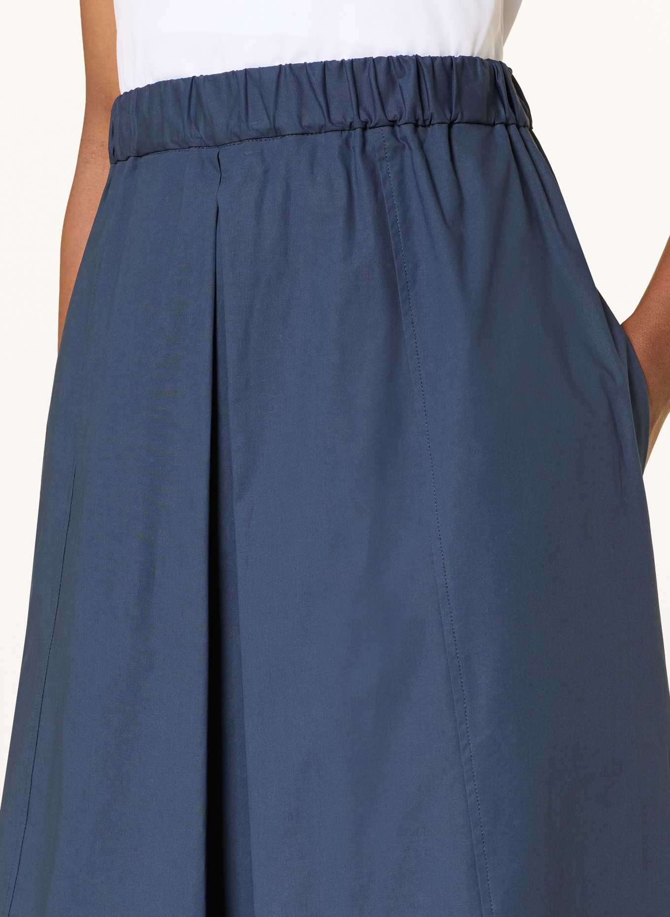 ANTONELLI firenze Faltenrock IAN: DUNKELBLAU