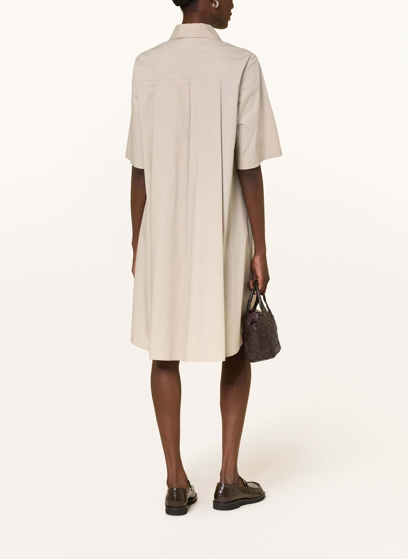 ANTONELLI firenze Hemdblusenkleid: HELLBRAUN