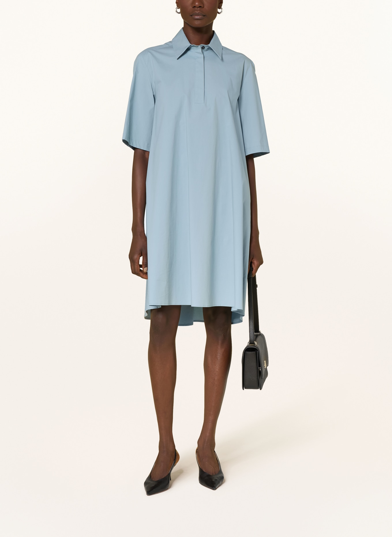 ANTONELLI firenze Hemdblusenkleid: HELLBLAU