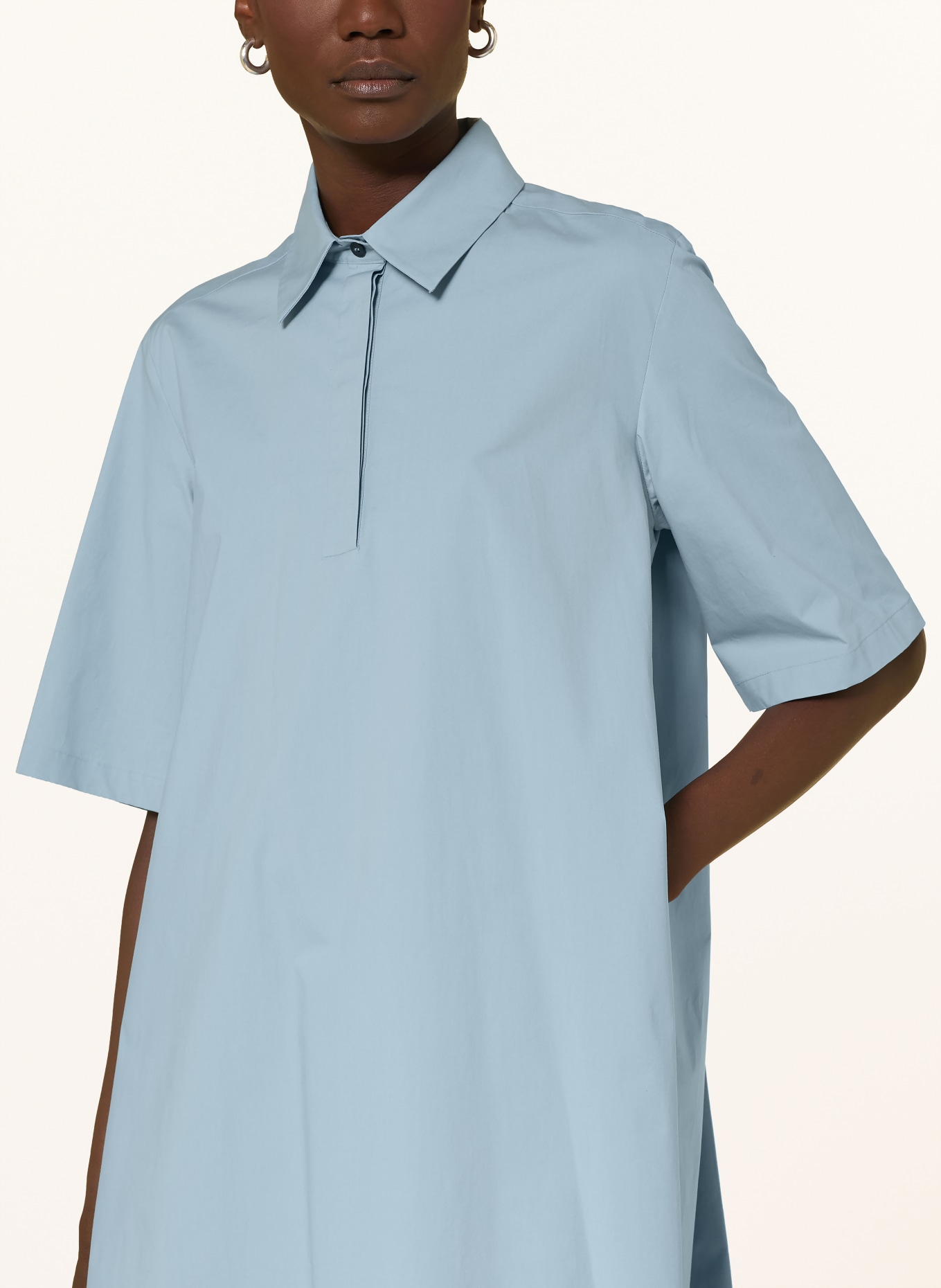 ANTONELLI firenze Hemdblusenkleid: HELLBLAU