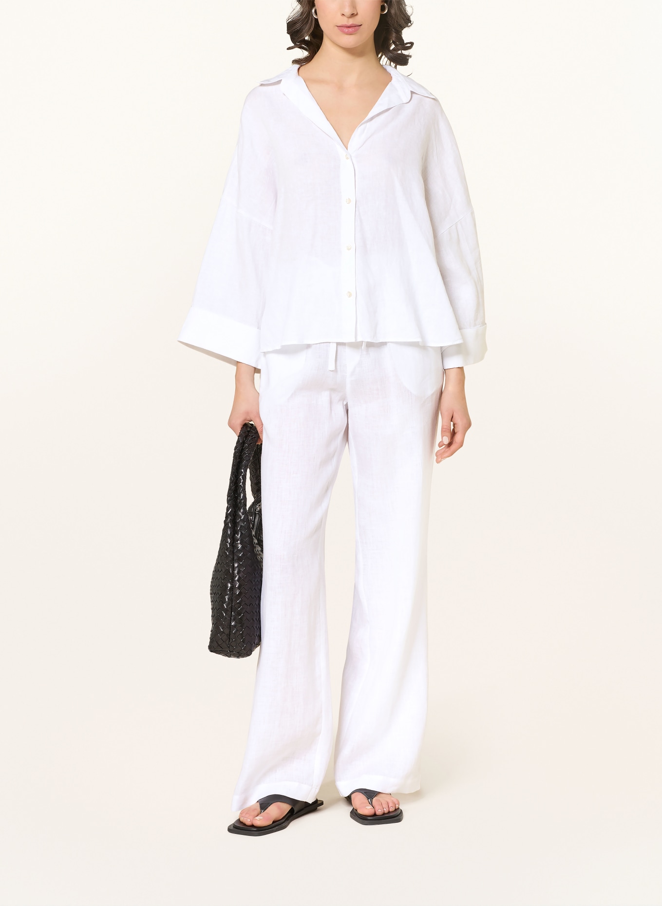 Soluzione lněná blůza: BÍLÁ