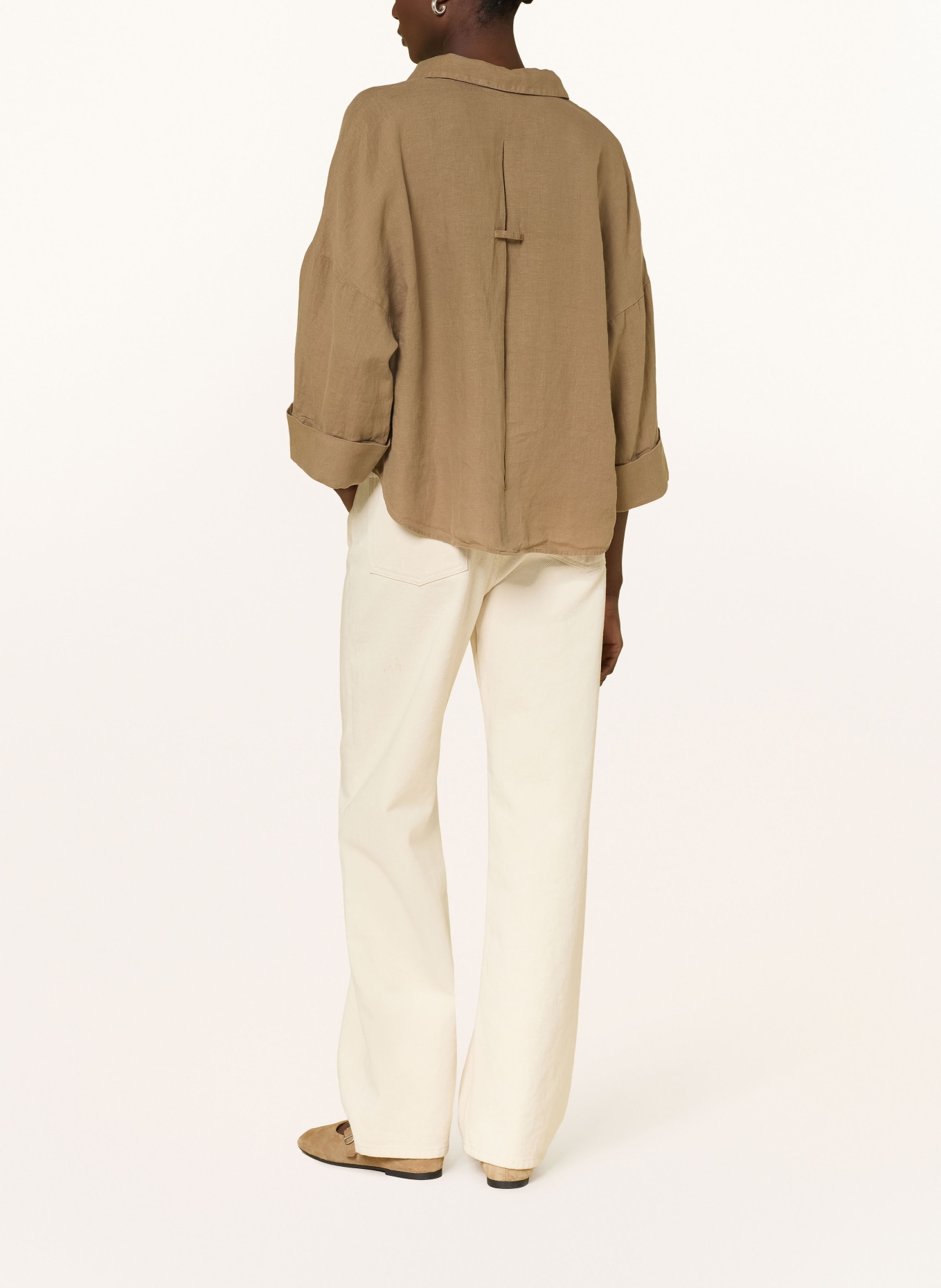 Soluzione Leinenbluse: HELLBRAUN