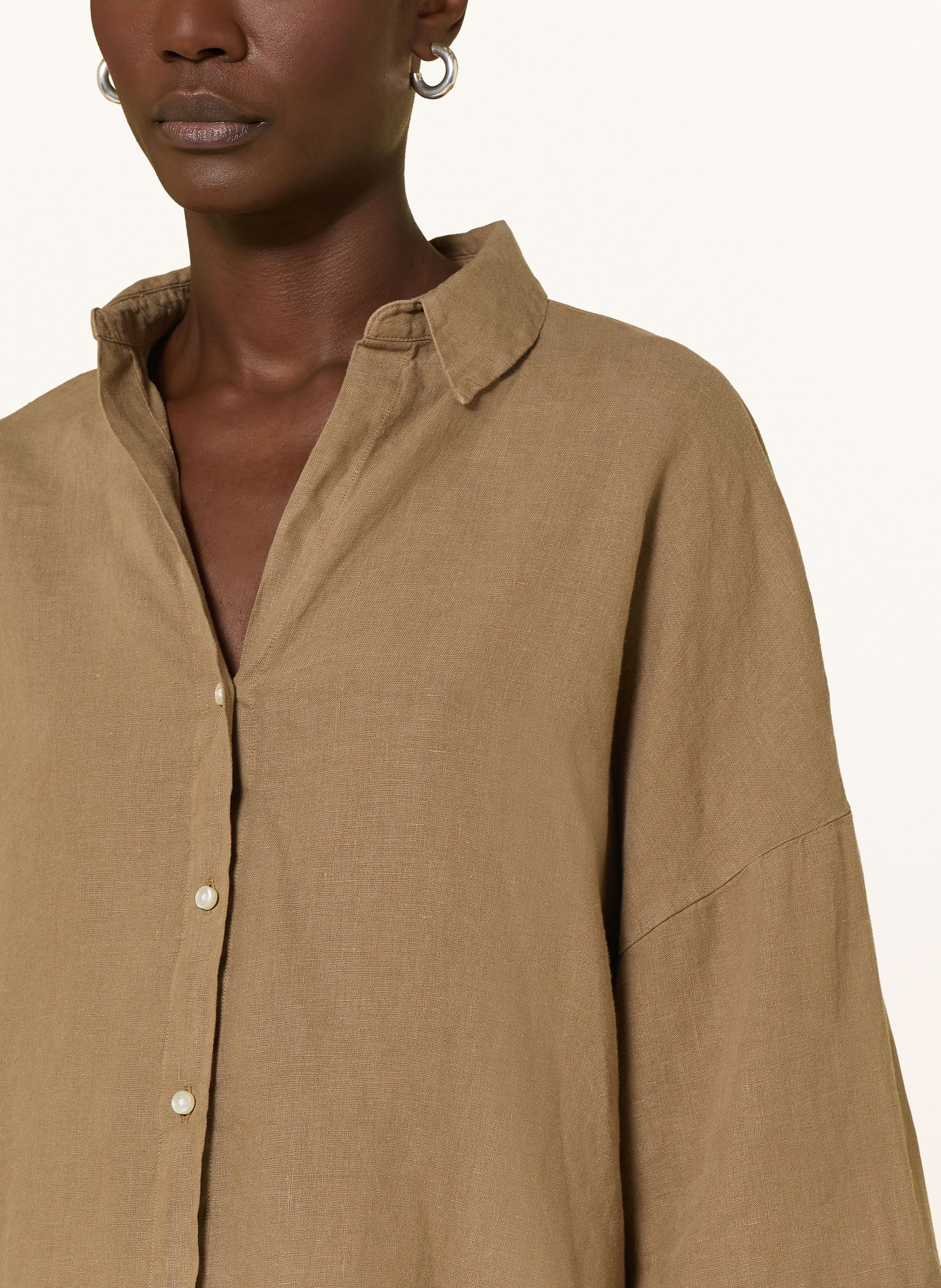 Soluzione Leinenbluse: HELLBRAUN