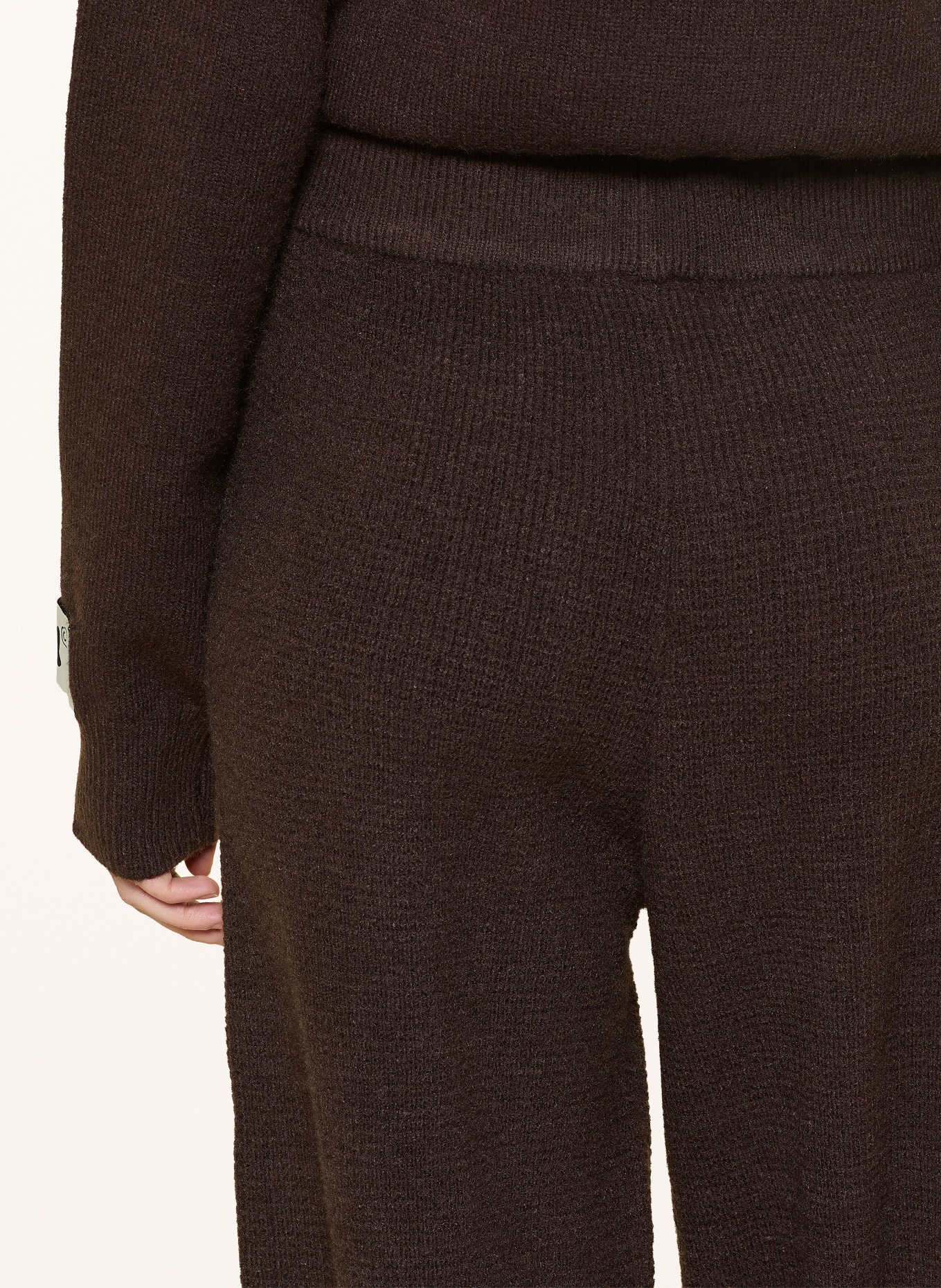 another COTTON LAB Strickhose: DUNKELBRAUN